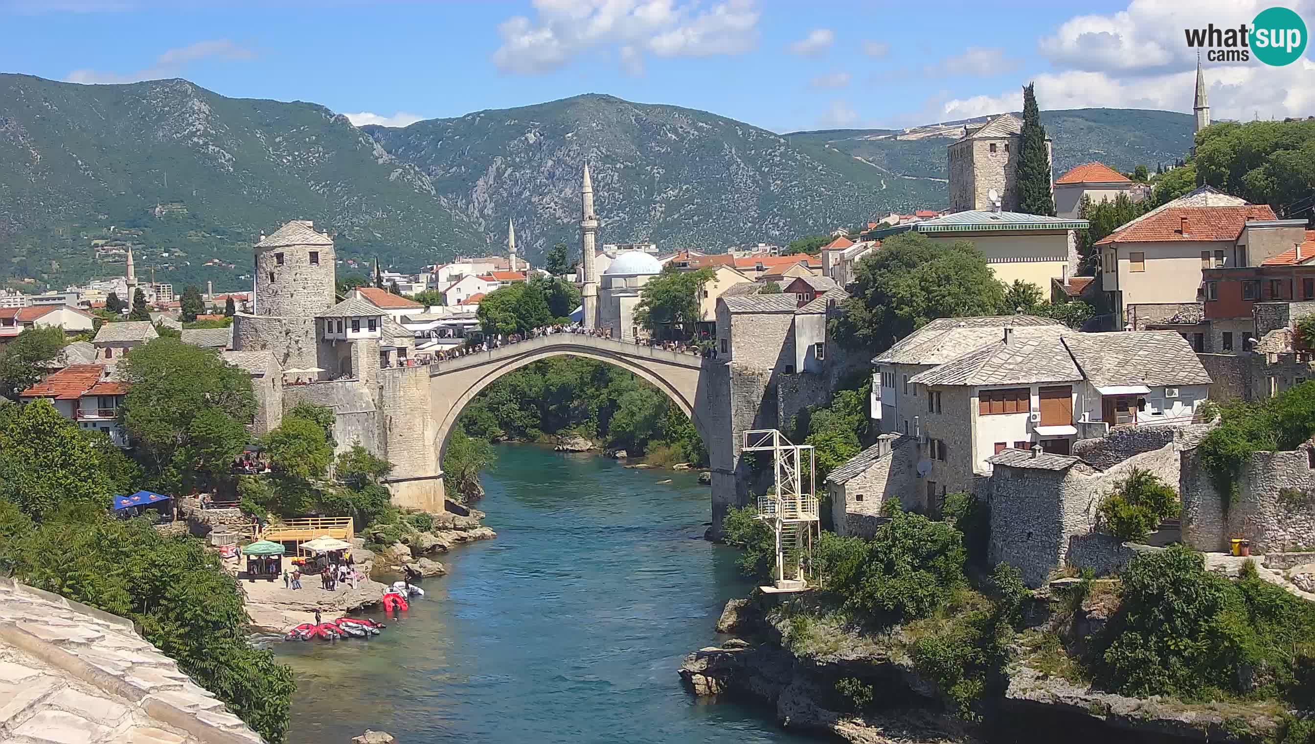Webcam Mostar – Il Ponte Vecchio sul fiume Neretva