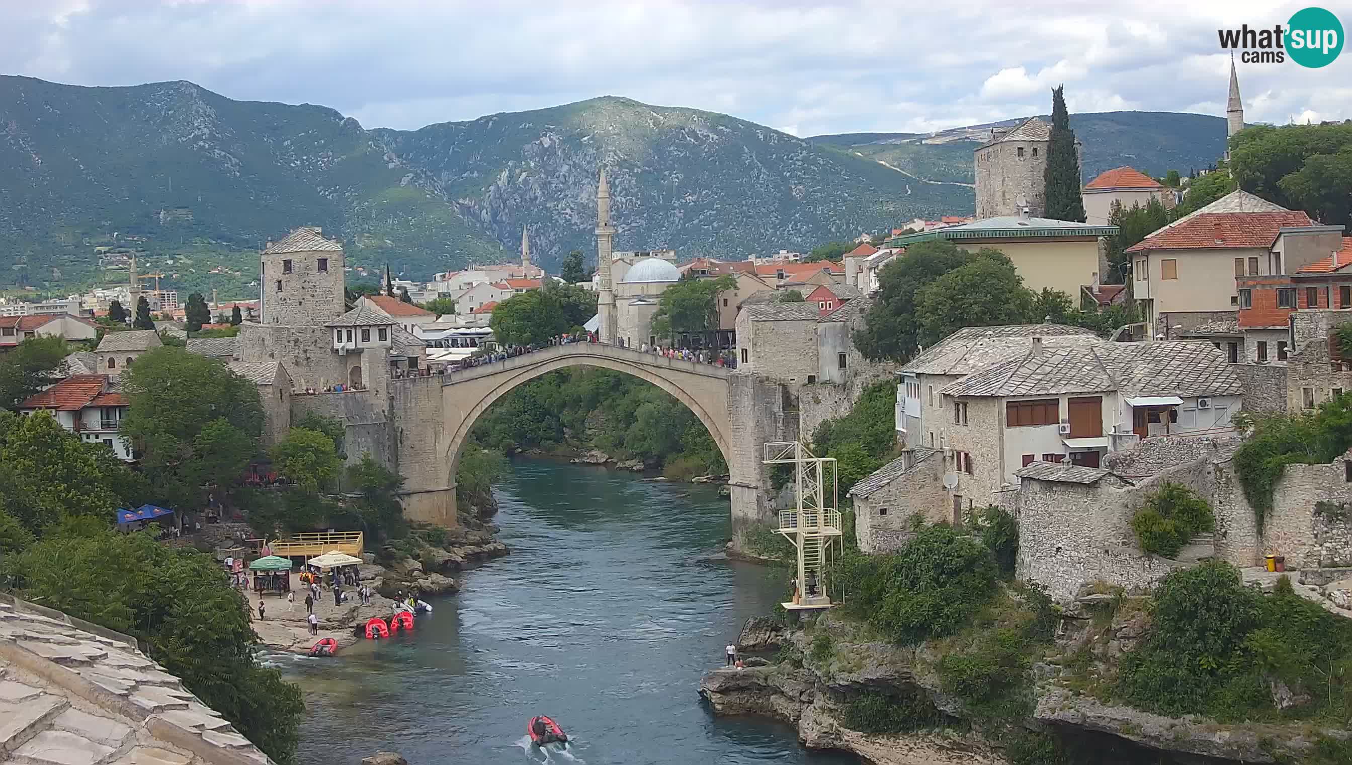 Spletna kamera Mostar – Stari Most in reka Neretva