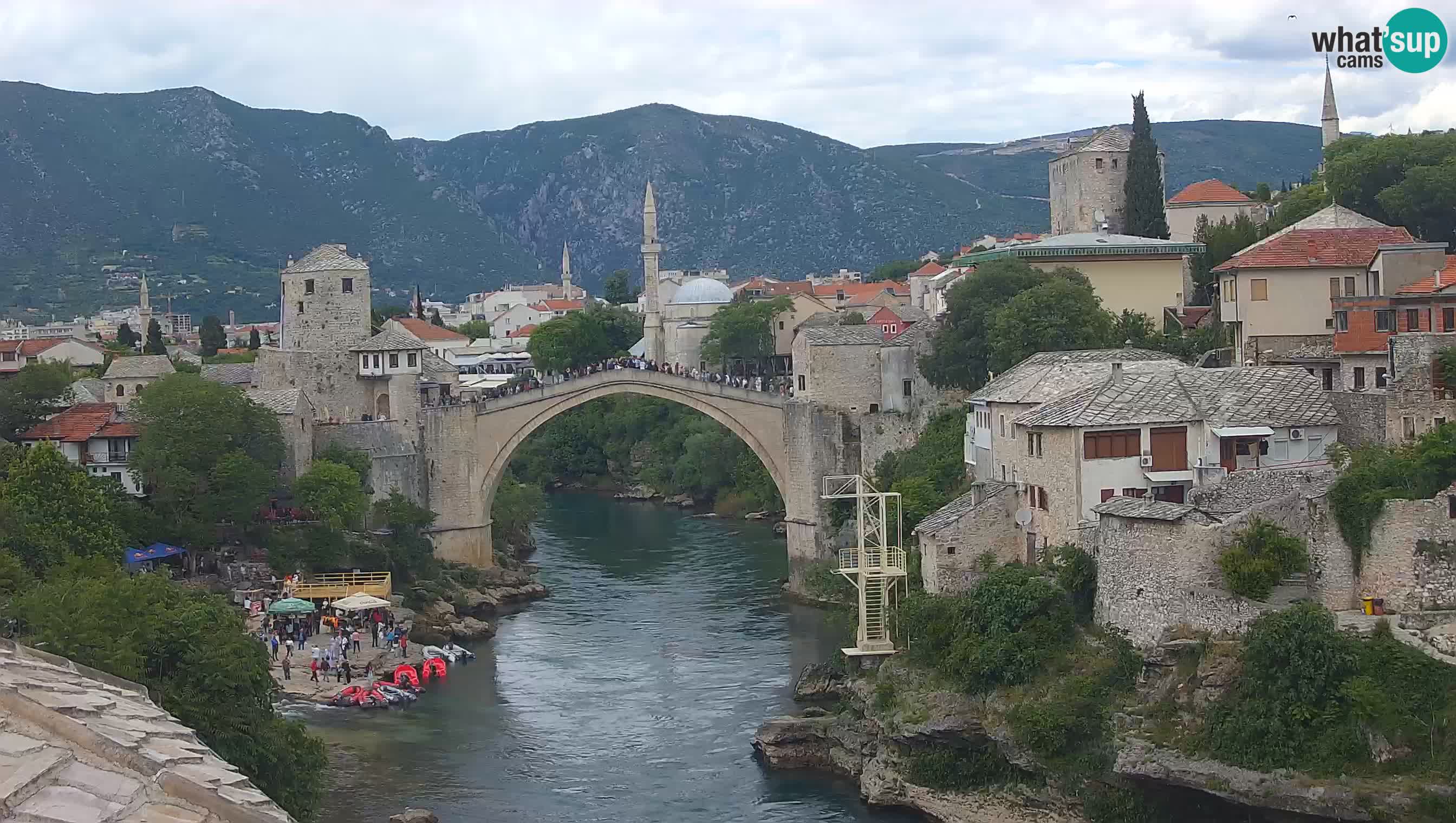 Mostar web kamera – Stari Most i rijeka Neretva – Goa Mostar