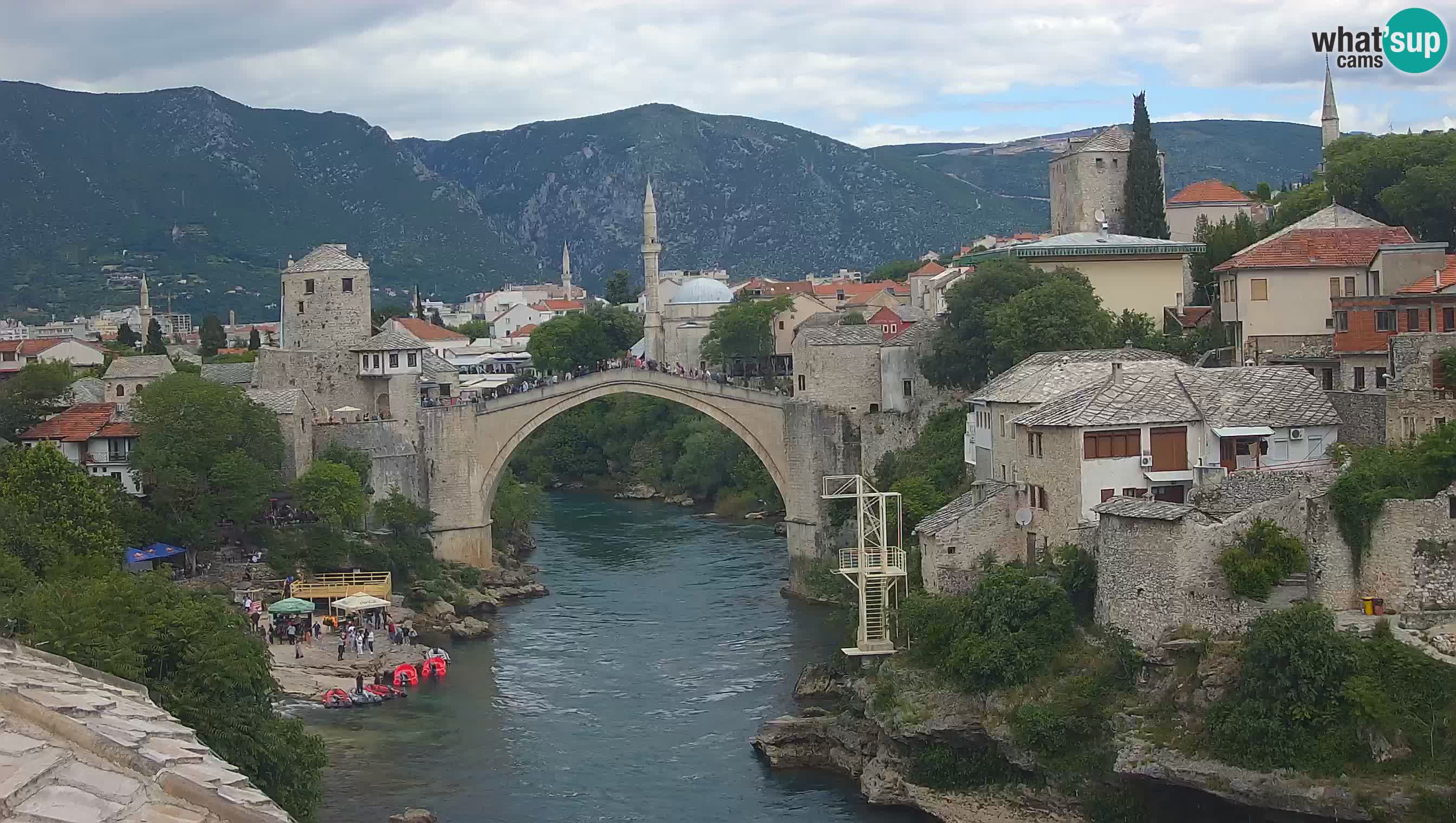 Spletna kamera Mostar – Stari Most in reka Neretva
