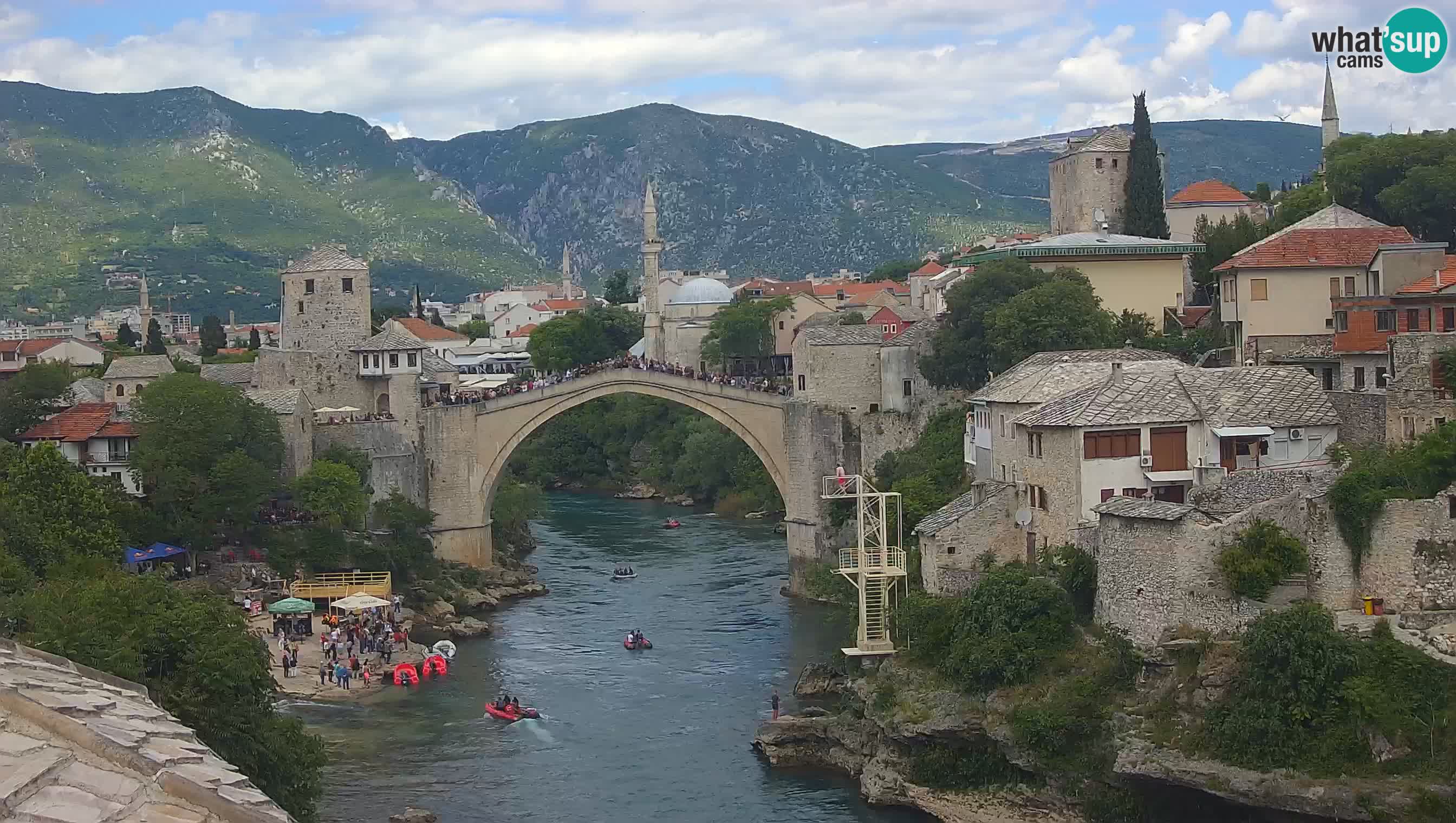 Webcam Mostar – Il Ponte Vecchio sul fiume Neretva