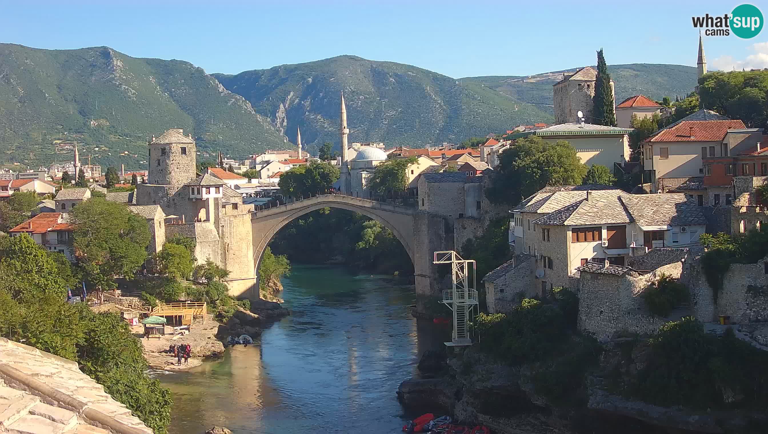 Spletna kamera Mostar – Stari Most in reka Neretva
