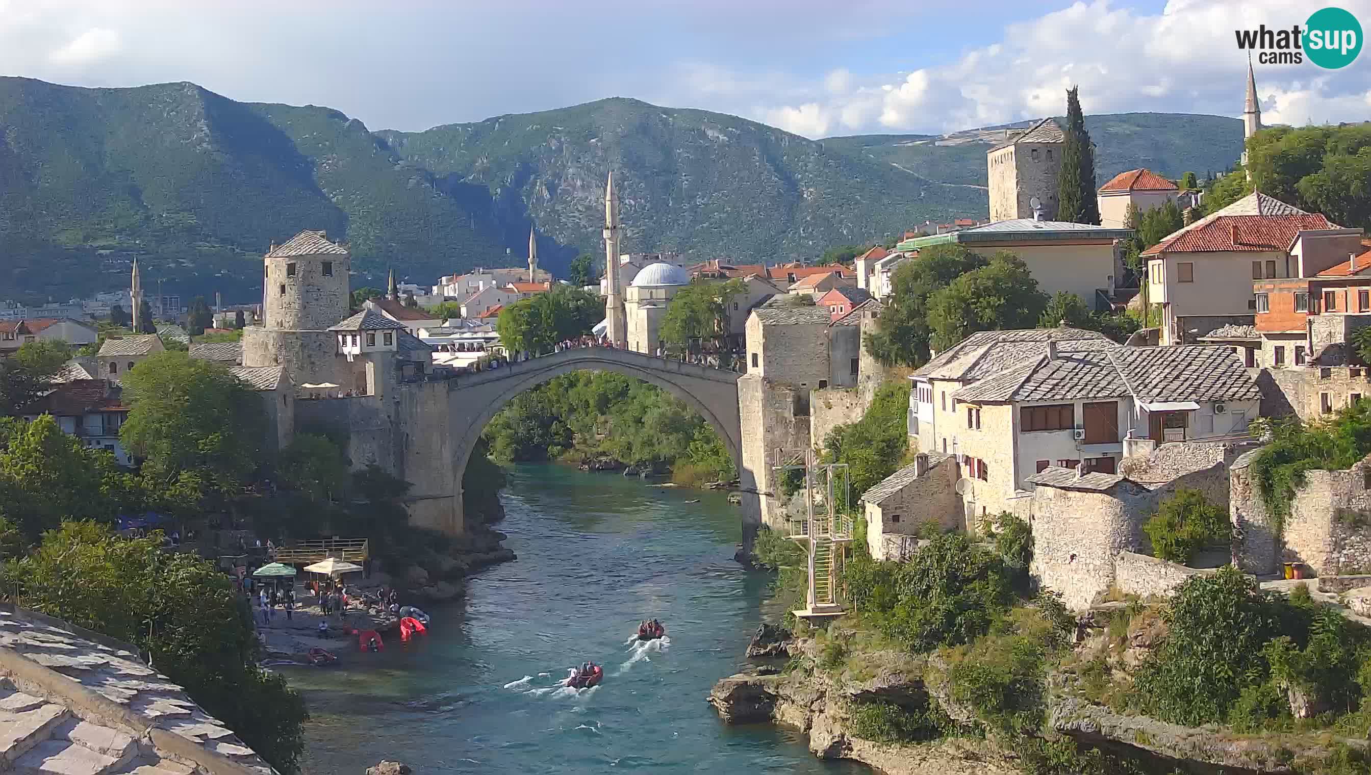 Mostar webcam – LIVE Old Bridge and Neretva river