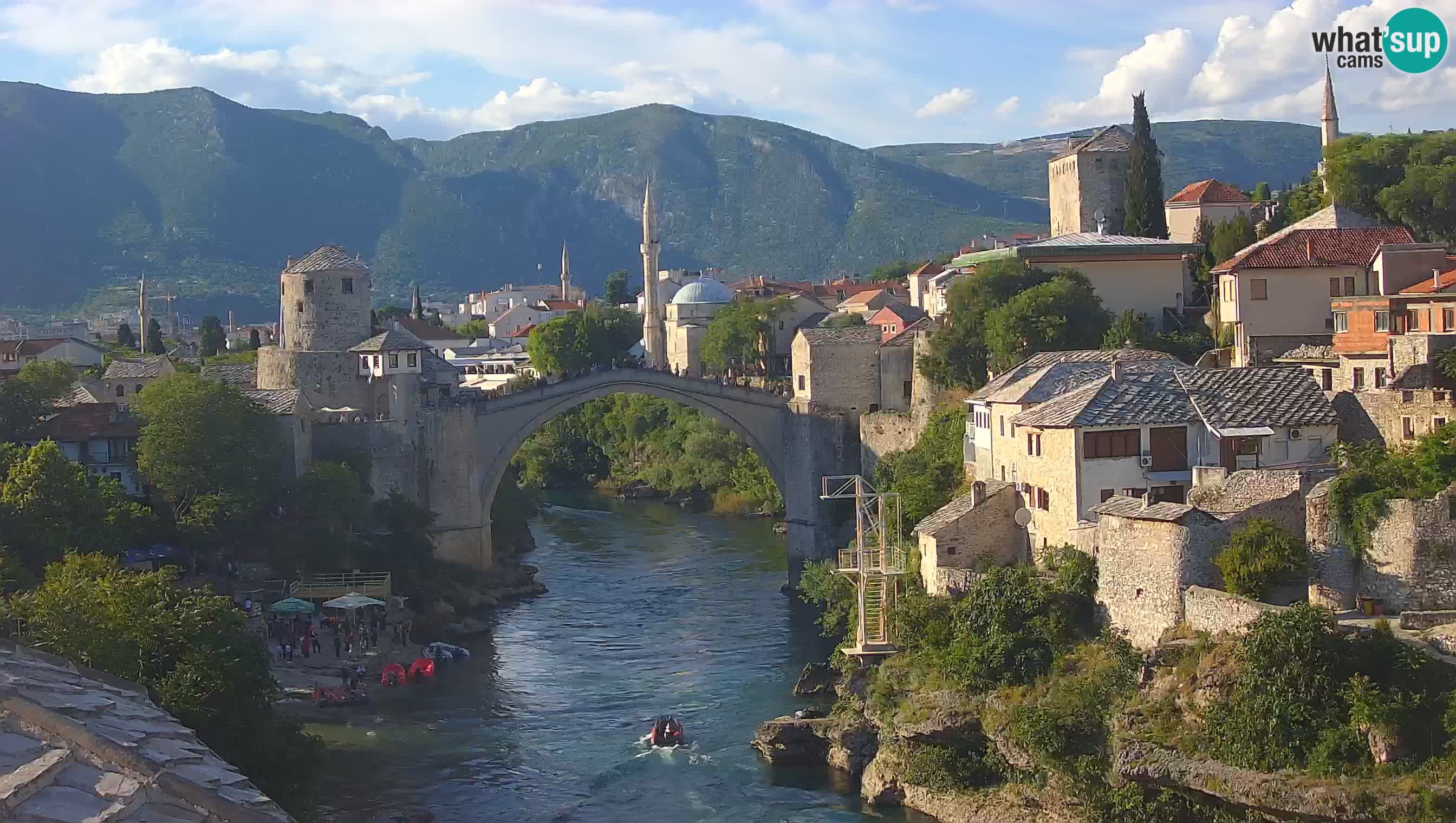 Mostar webcam – LIVE Old Bridge and Neretva river