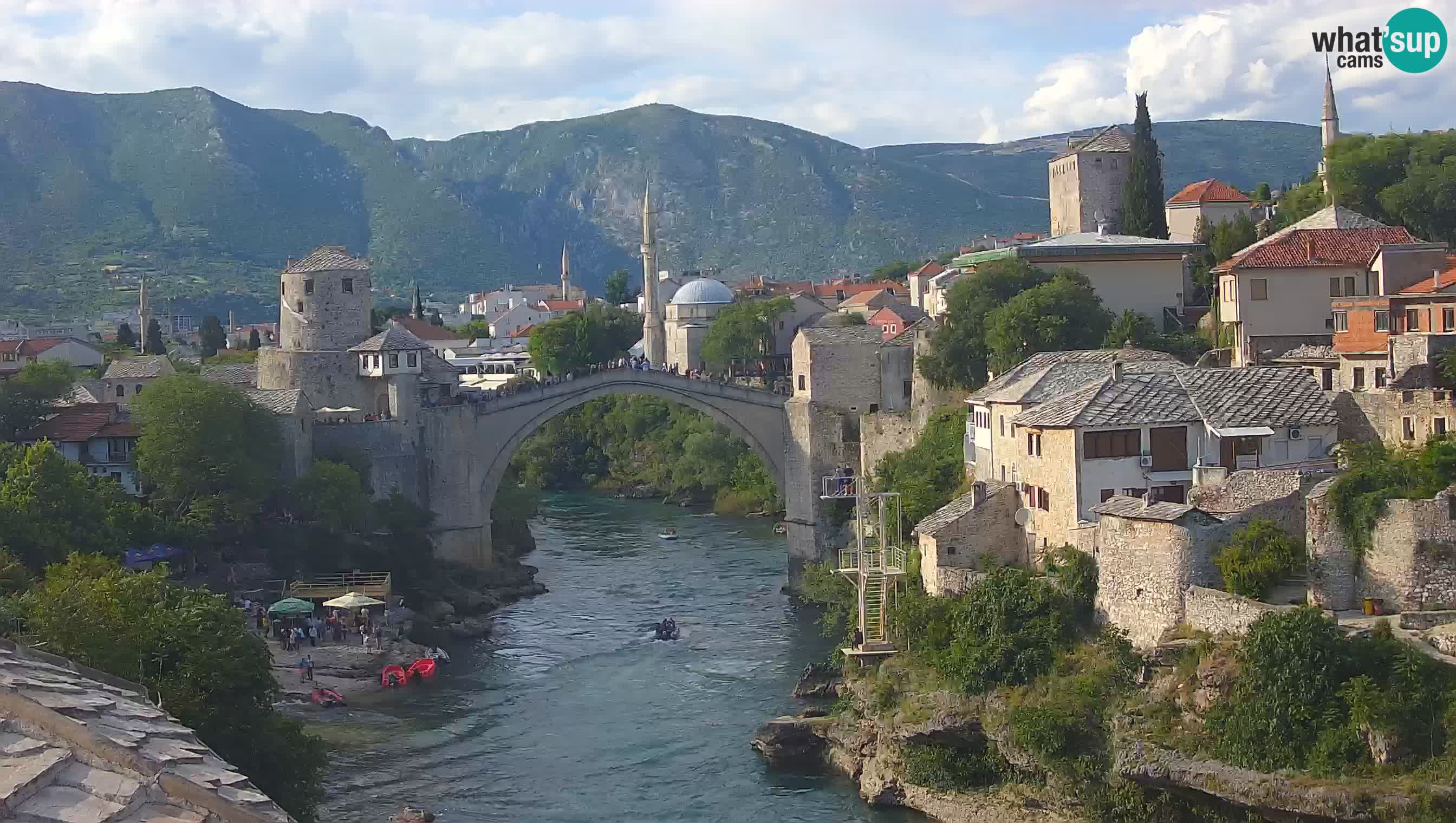 Mostar web kamera – Stari Most i rijeka Neretva – Goa Mostar
