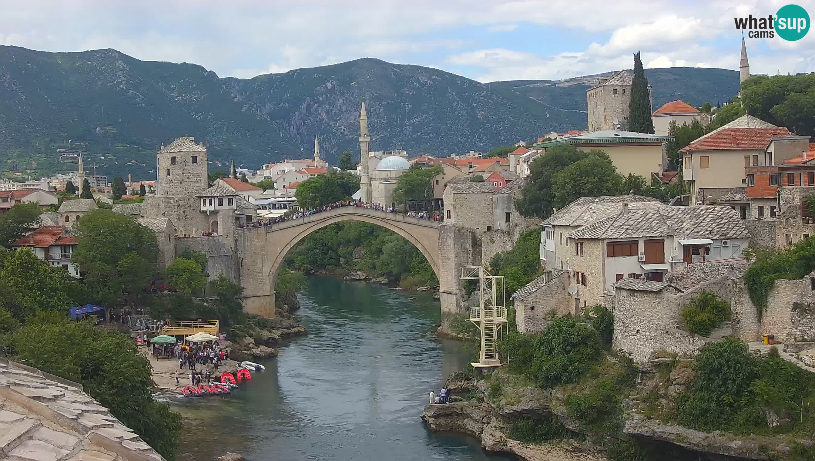 Webcam Mostar – Il Ponte Vecchio sul fiume Neretva