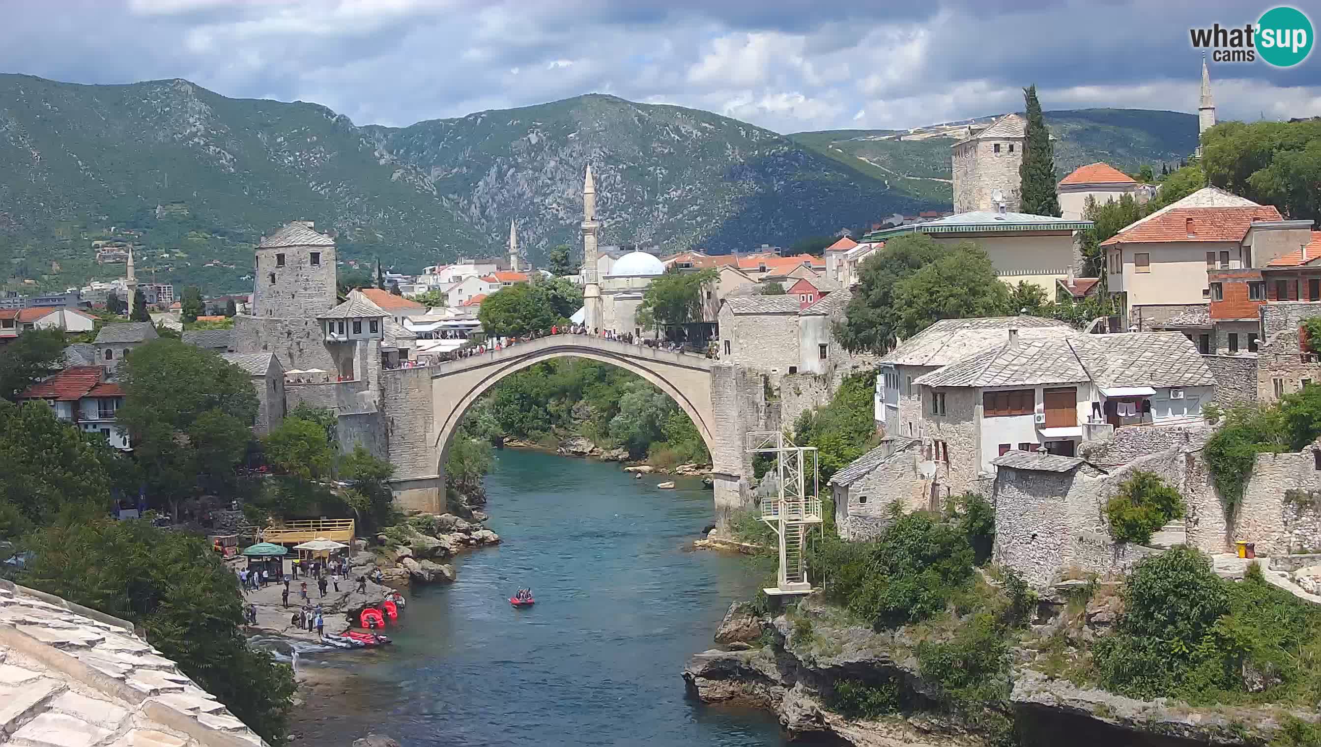 Spletna kamera Mostar – Stari Most in reka Neretva
