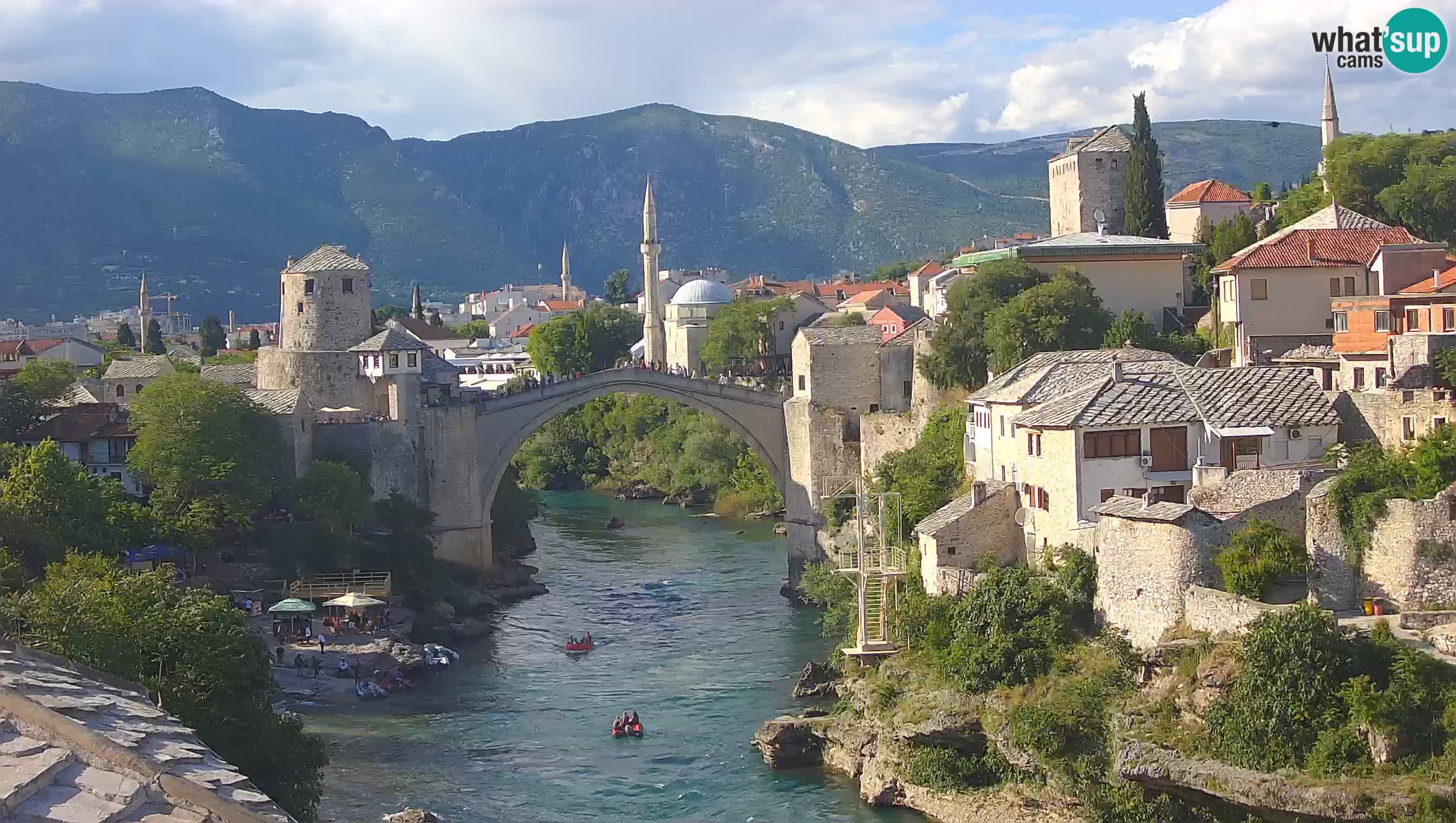 Webcam Mostar – Il Ponte Vecchio sul fiume Neretva