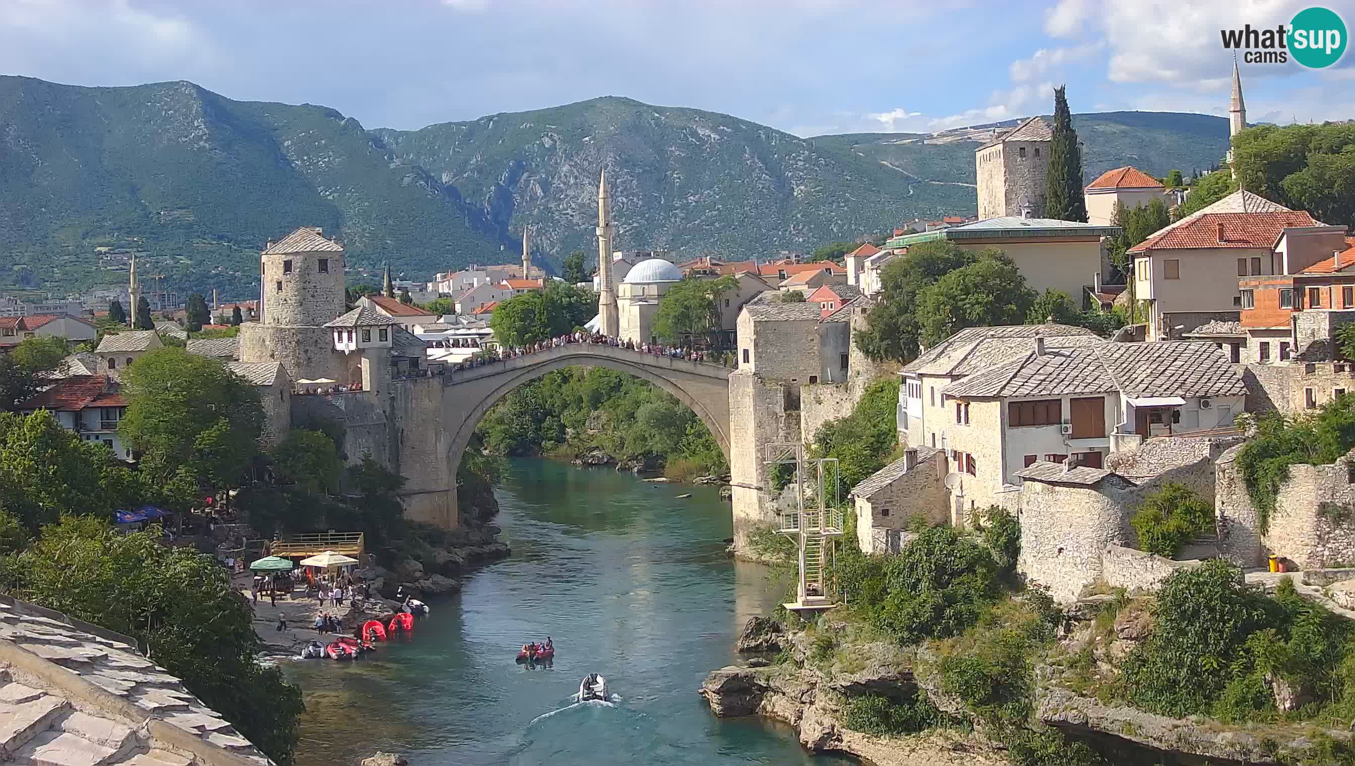 Mostar webcam – LIVE Old Bridge and Neretva river