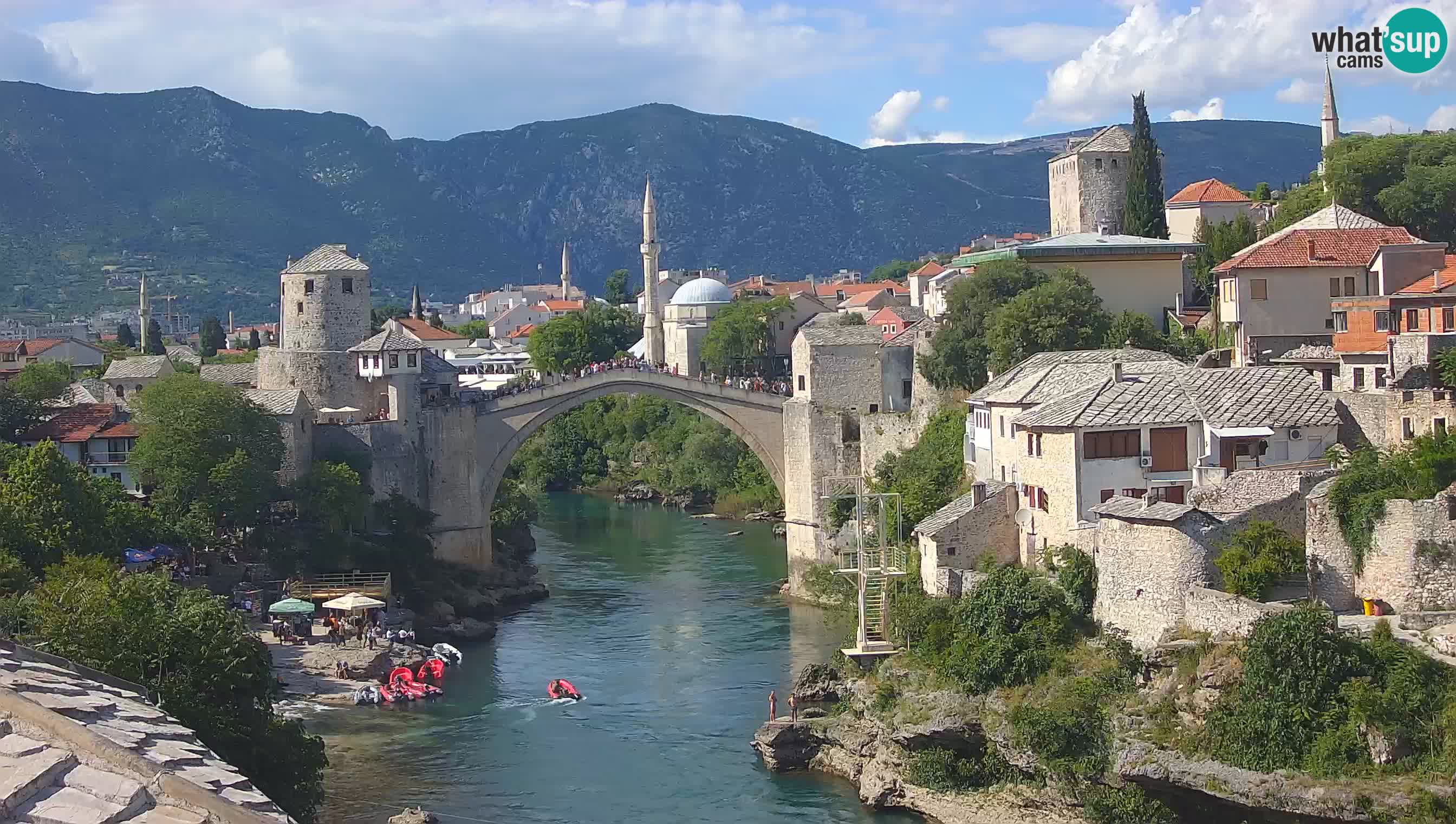 Spletna kamera Mostar – Stari Most in reka Neretva