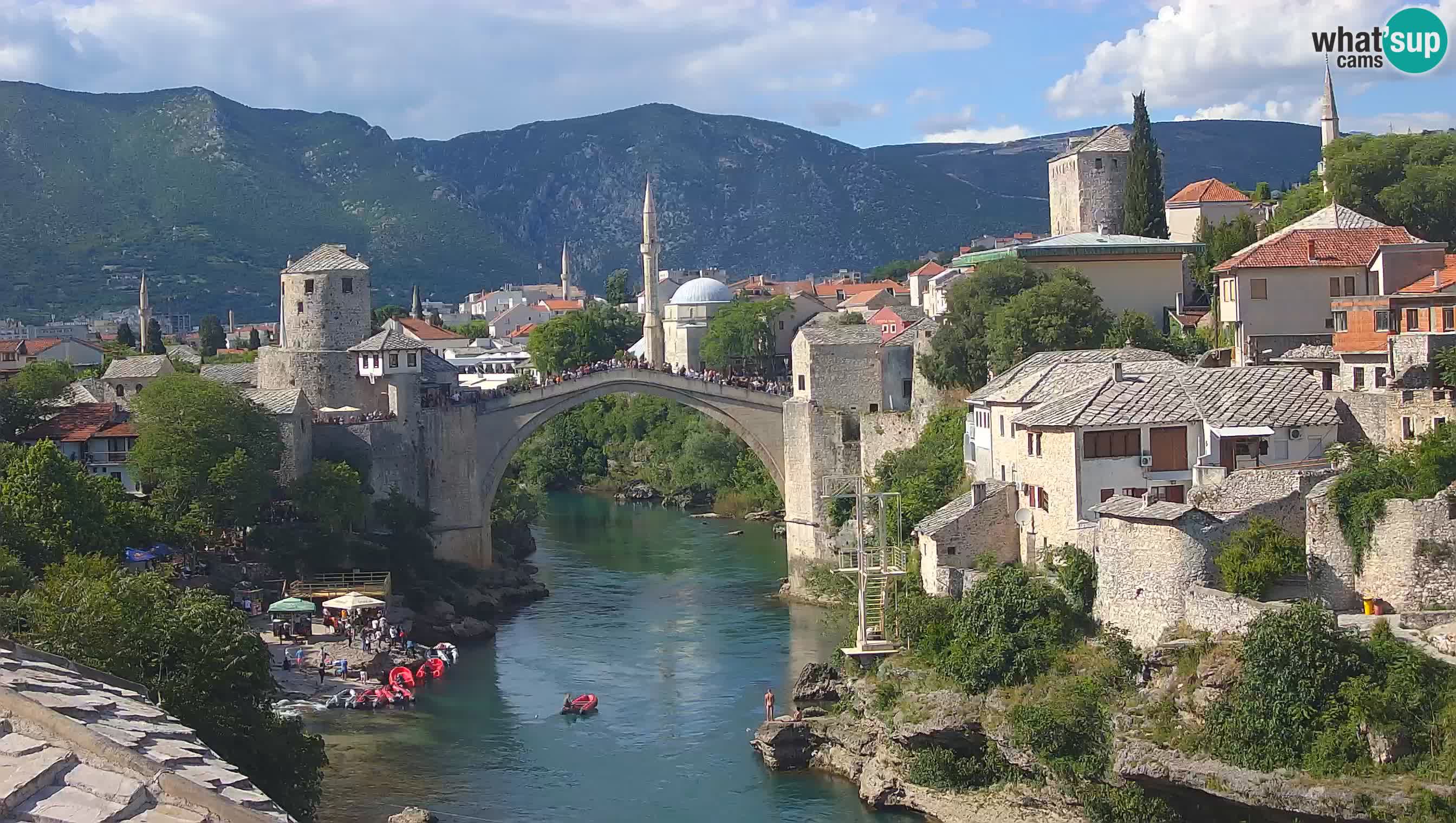 Webcam Mostar – Il Ponte Vecchio sul fiume Neretva