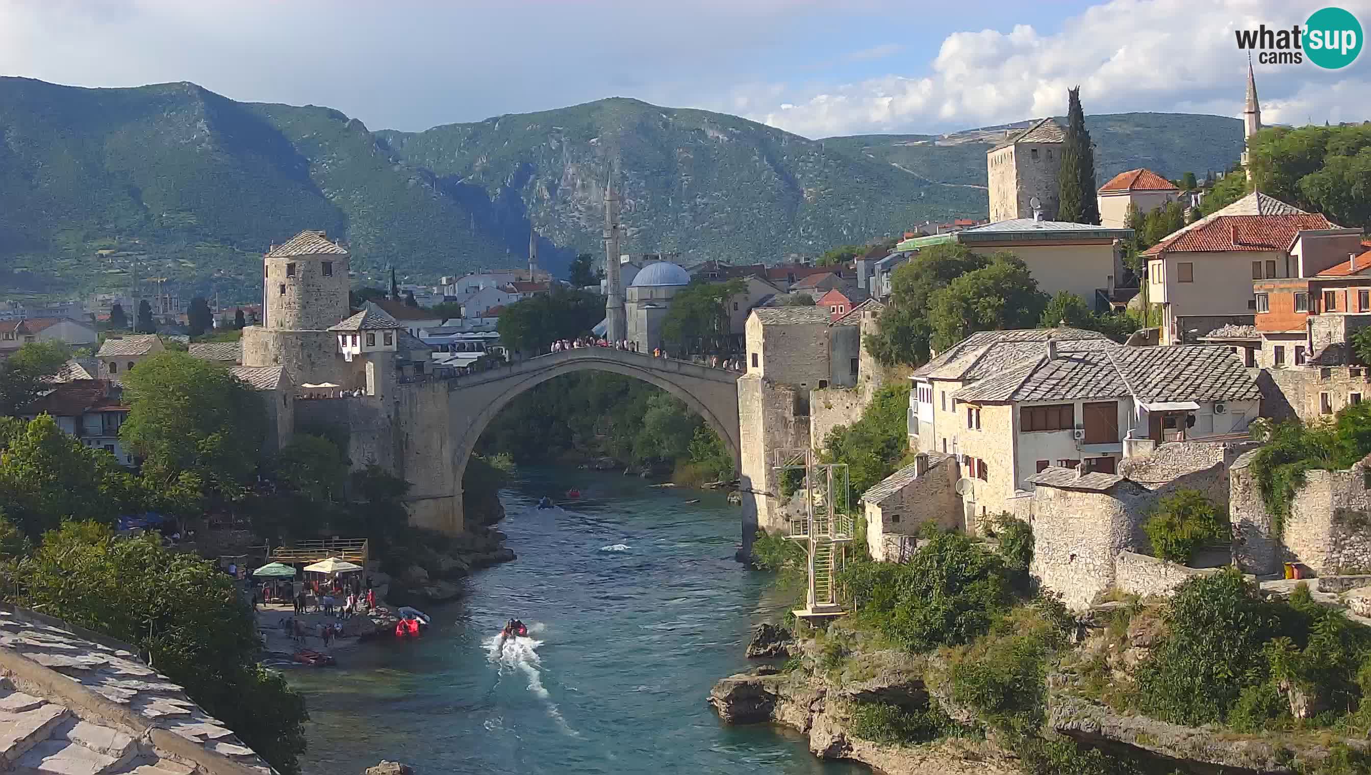 Mostar web kamera – Stari Most i rijeka Neretva – Goa Mostar