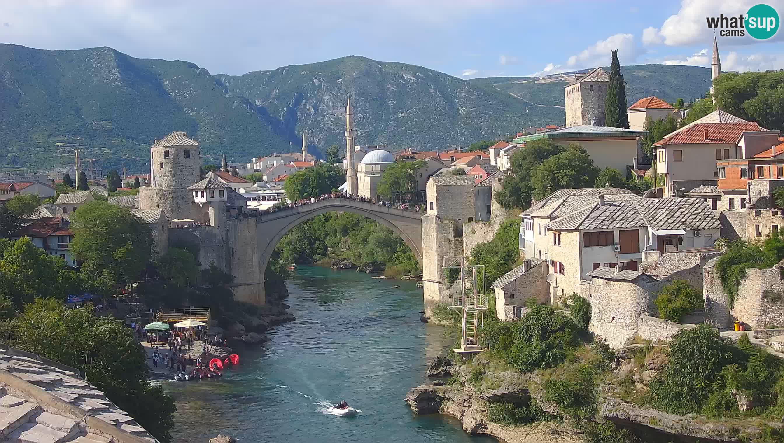 Mostar webcam – LIVE Old Bridge and Neretva river