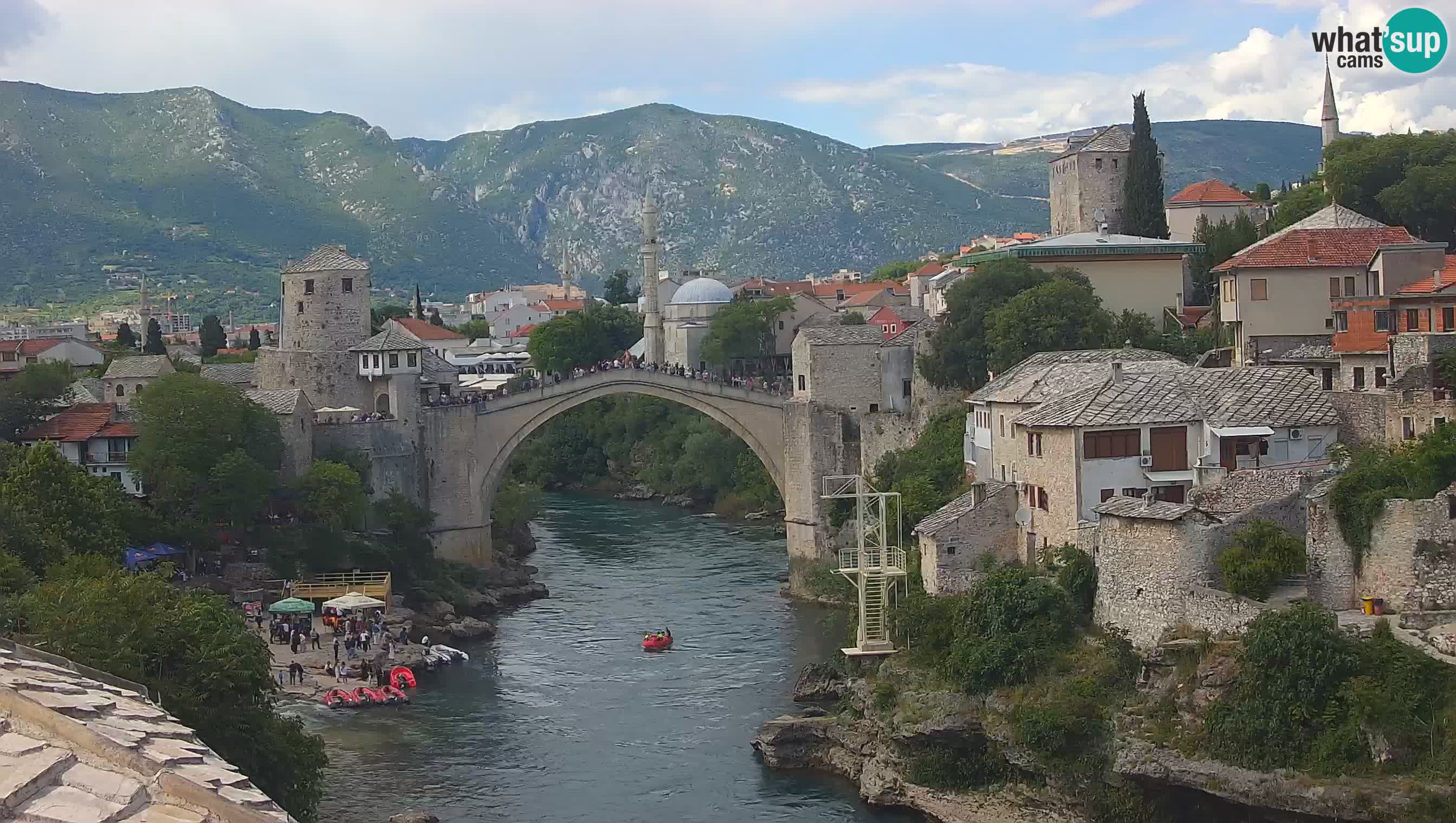 Webcam Mostar – Il Ponte Vecchio sul fiume Neretva