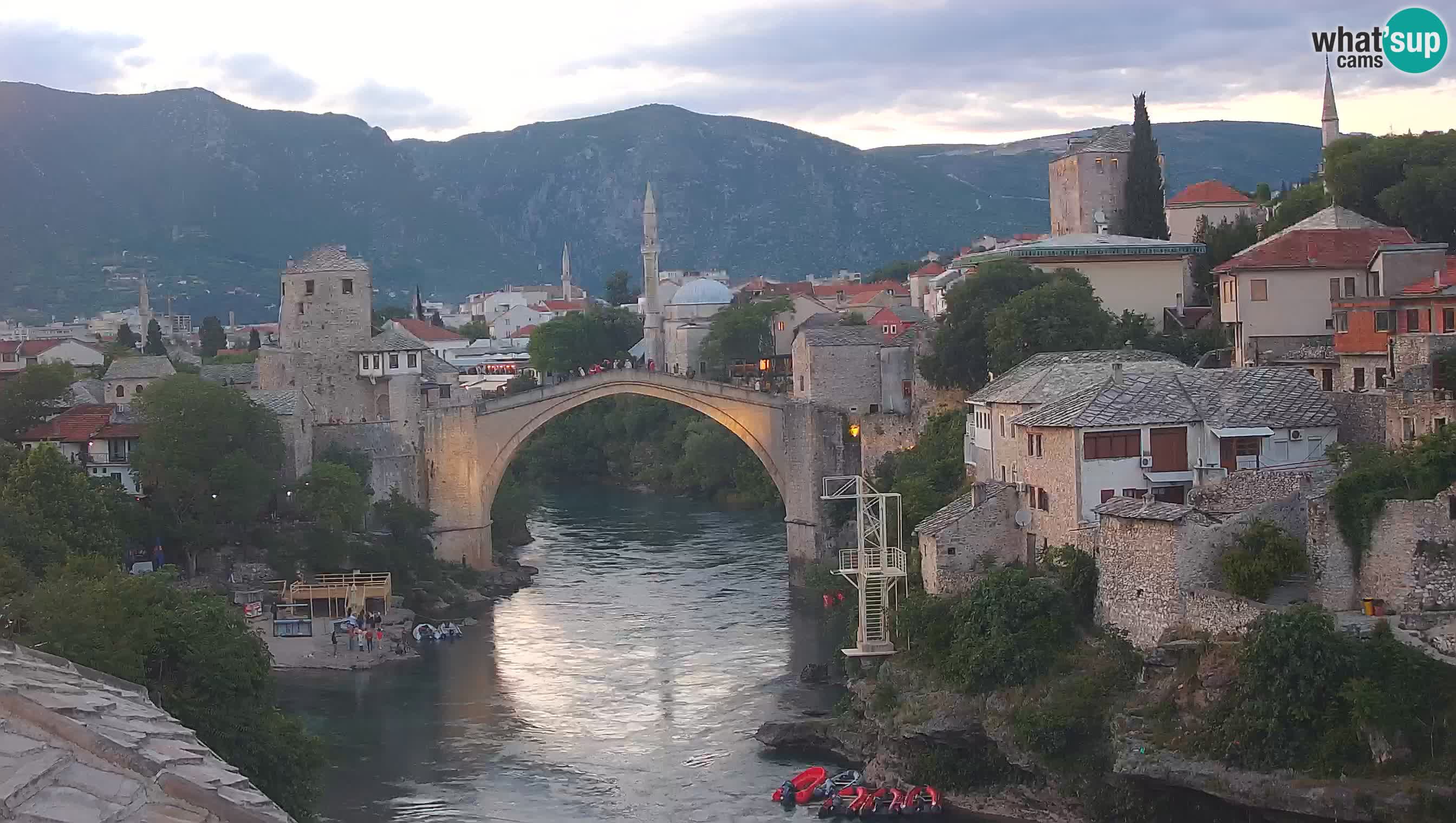 Mostar webcam – LIVE Old Bridge and Neretva river