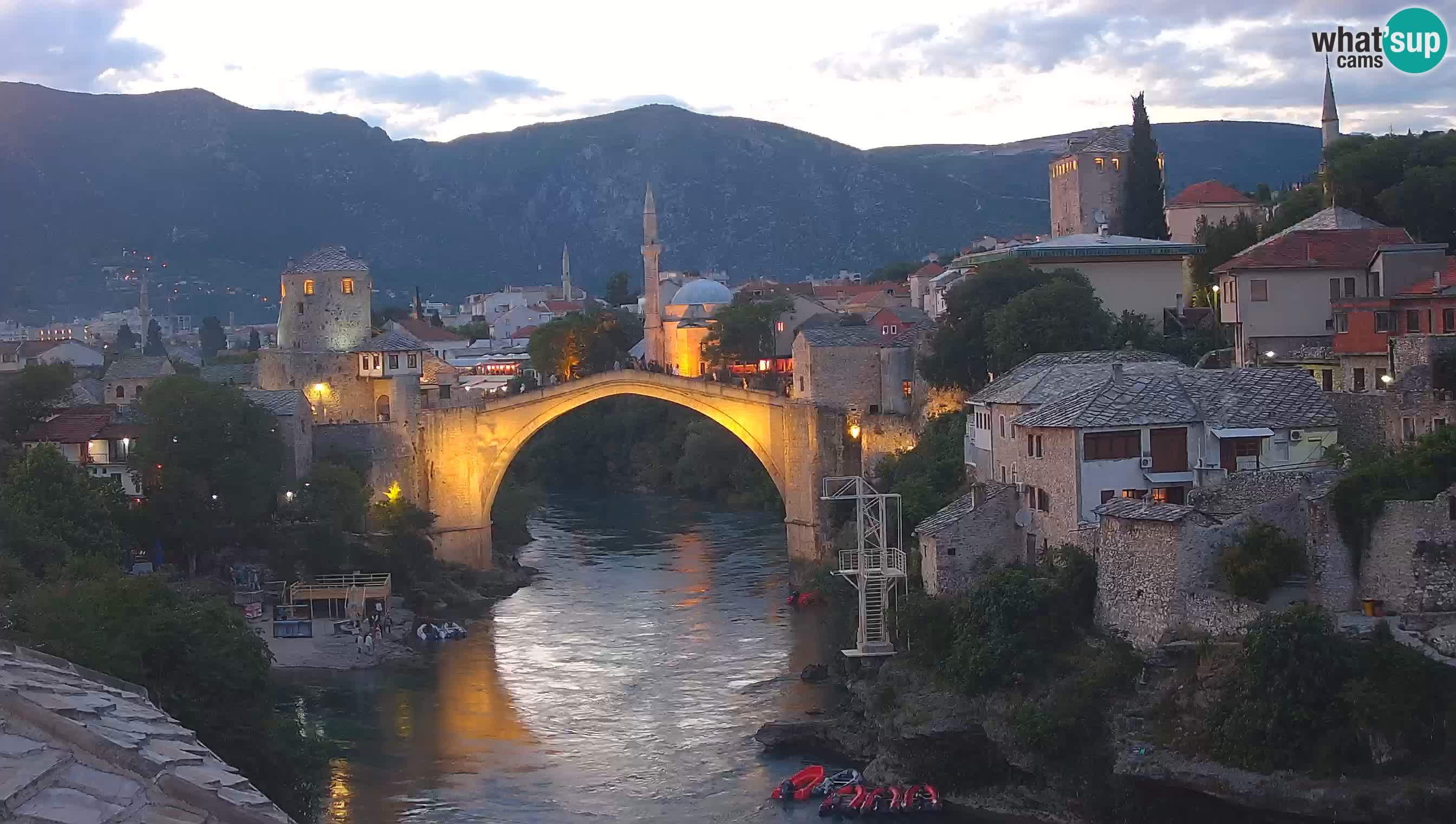 Mostar webcam – LIVE Old Bridge and Neretva river
