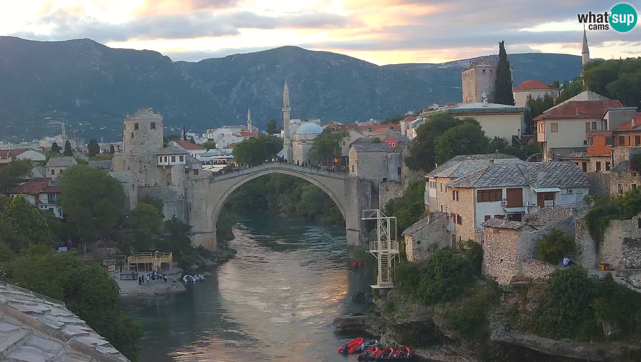 Mostar webcam – LIVE Old Bridge and Neretva river