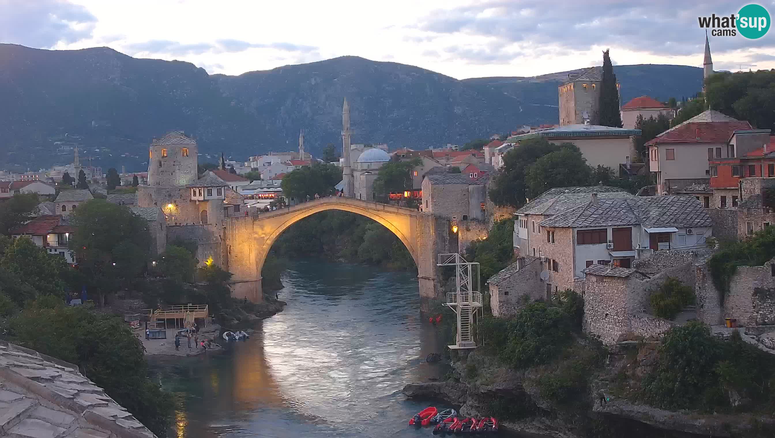 Mostar webcam – LIVE Old Bridge and Neretva river