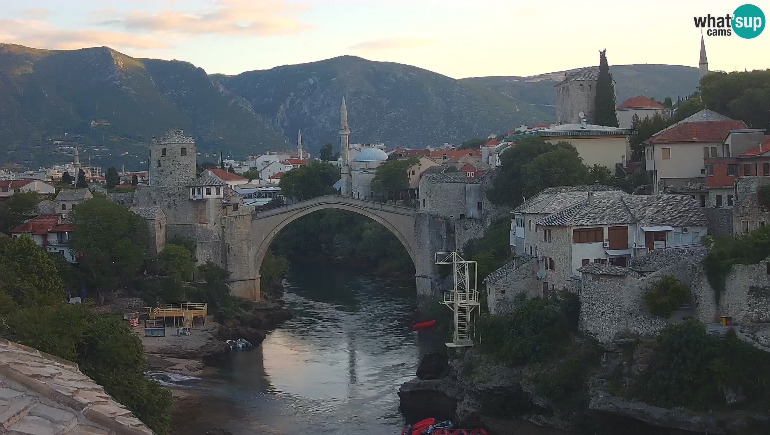 Webcam Mostar – Il Ponte Vecchio sul fiume Neretva