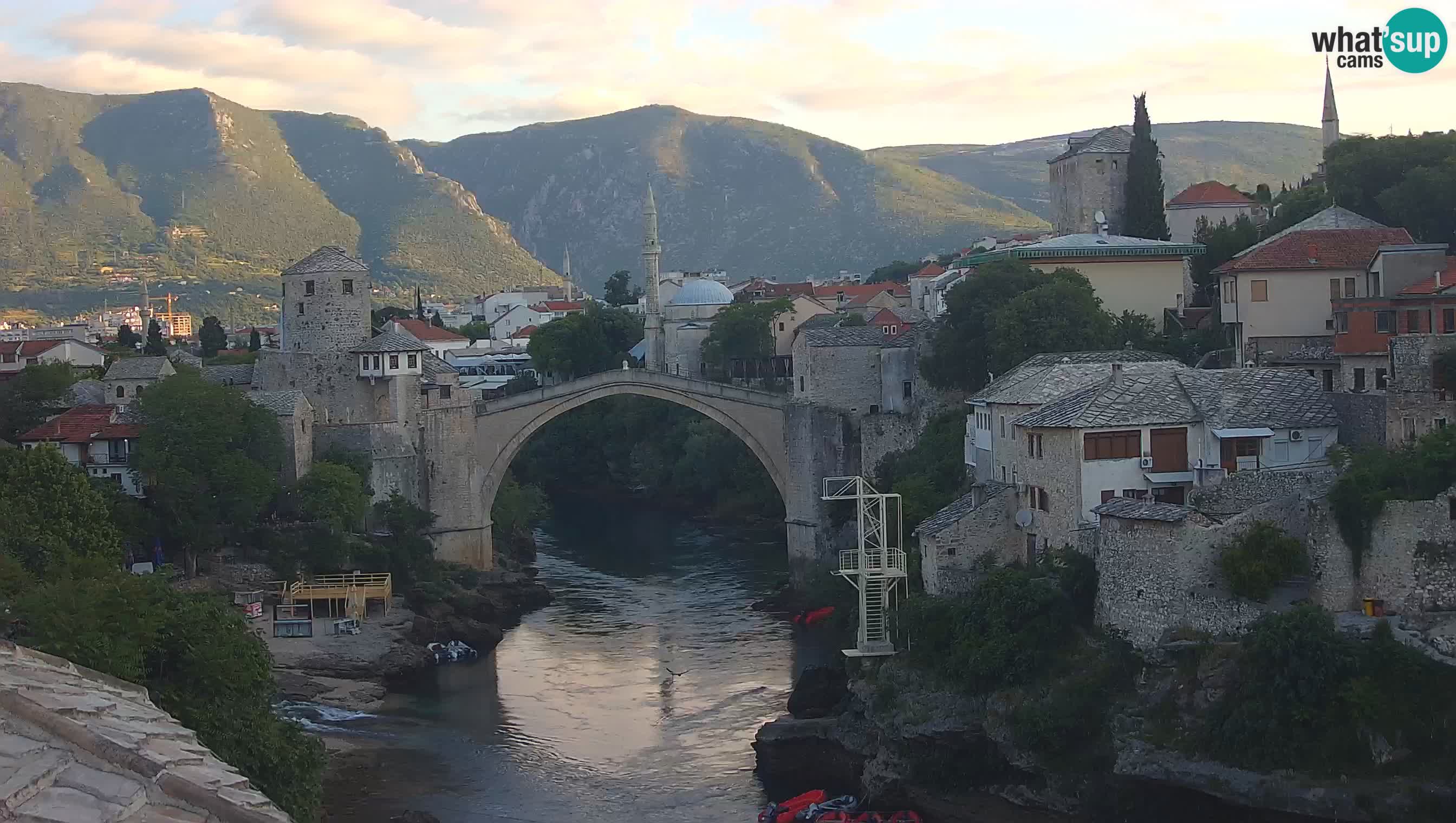 Webcam Mostar – Il Ponte Vecchio sul fiume Neretva