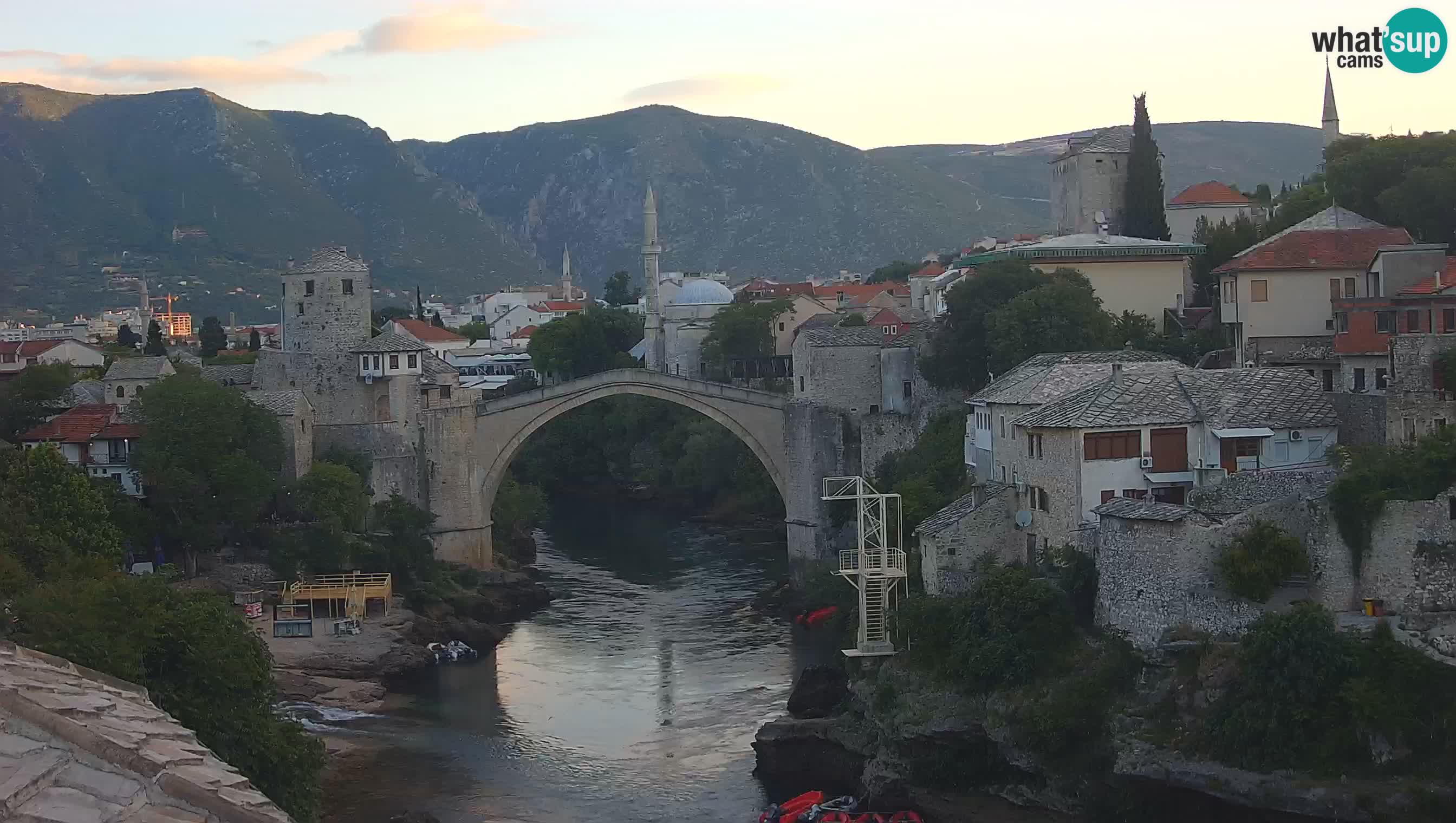 Mostar webcam – LIVE Old Bridge and Neretva river