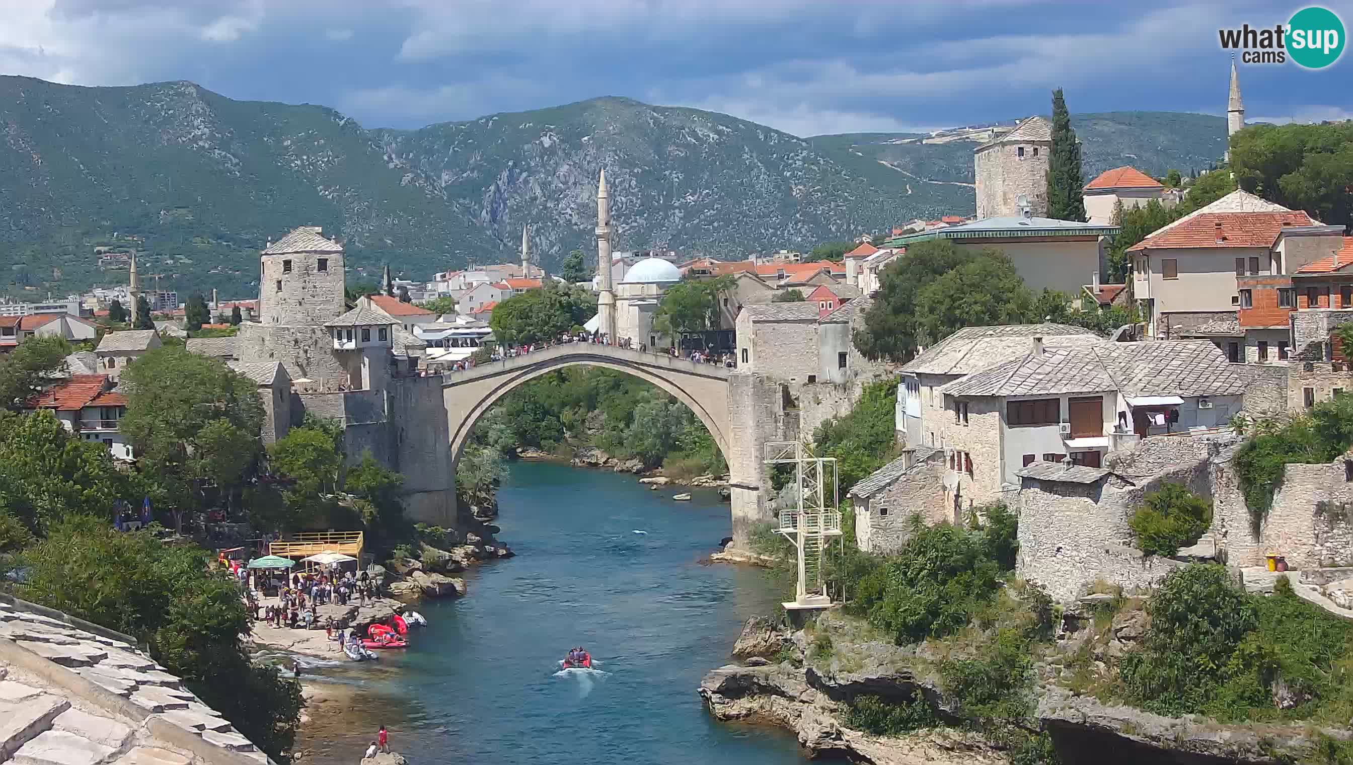 Spletna kamera Mostar – Stari Most in reka Neretva