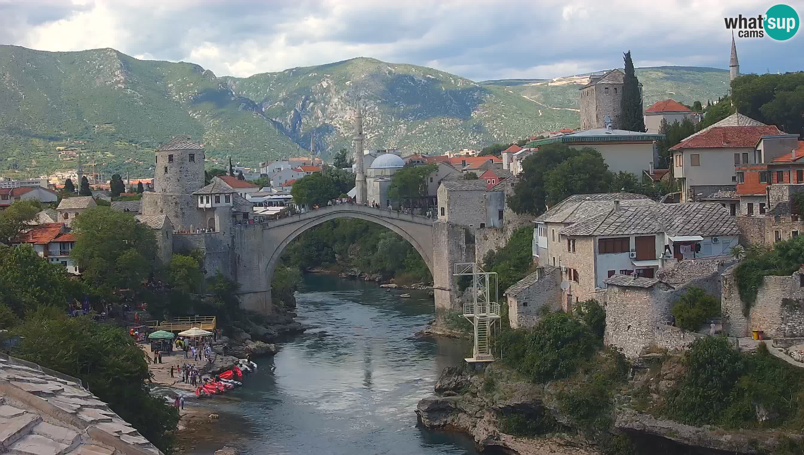 Webcam Mostar – Il Ponte Vecchio sul fiume Neretva