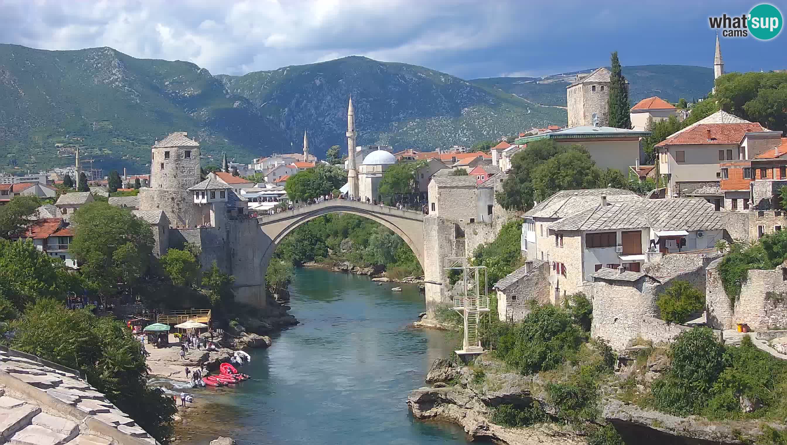 Spletna kamera Mostar – Stari Most in reka Neretva
