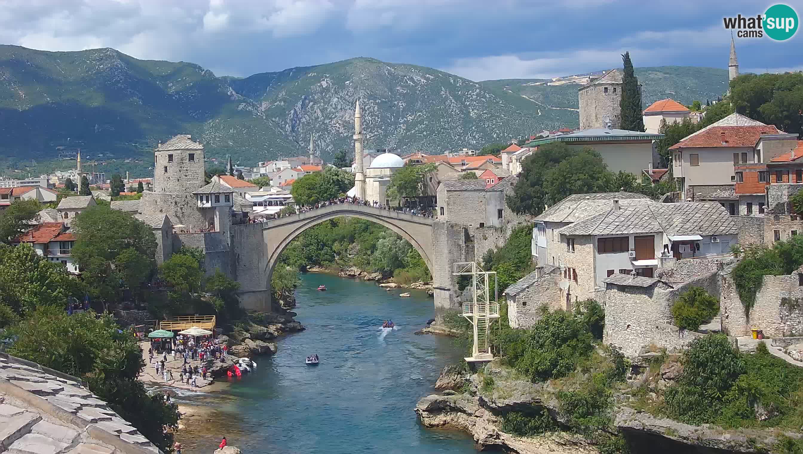 Spletna kamera Mostar – Stari Most in reka Neretva