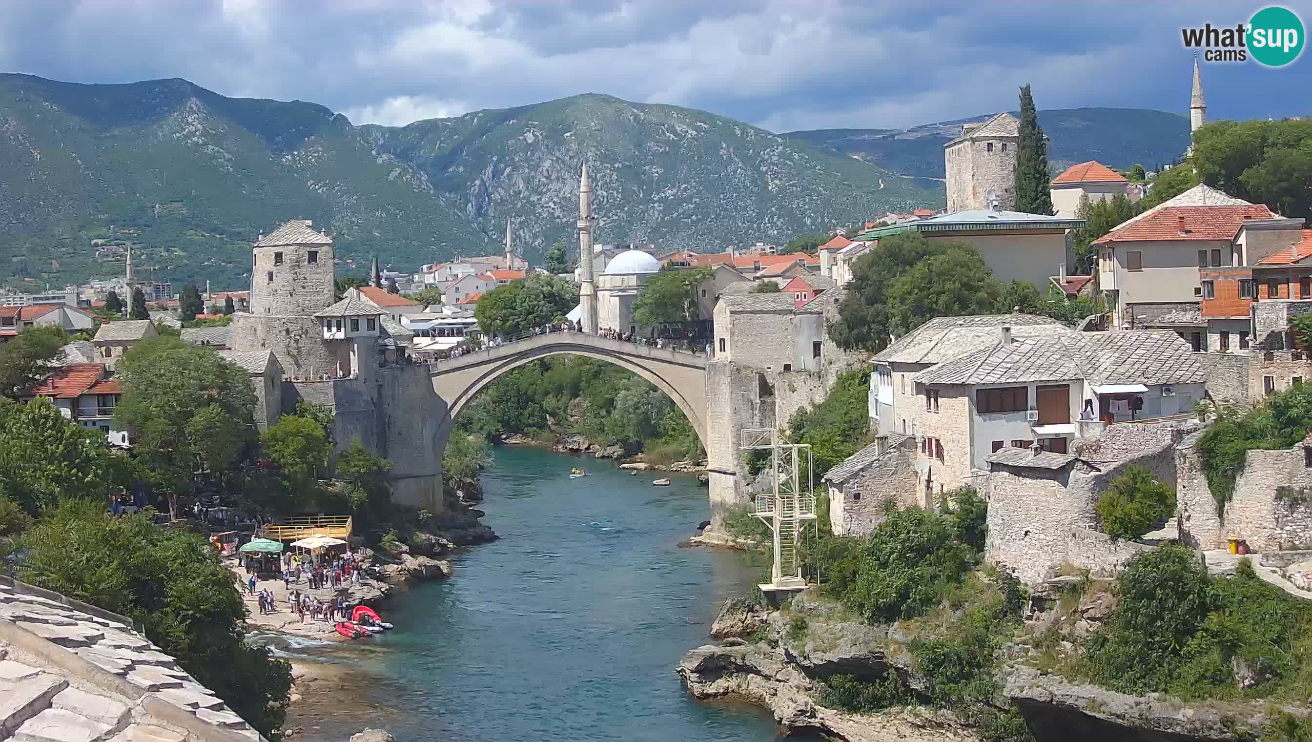 Spletna kamera Mostar – Stari Most in reka Neretva