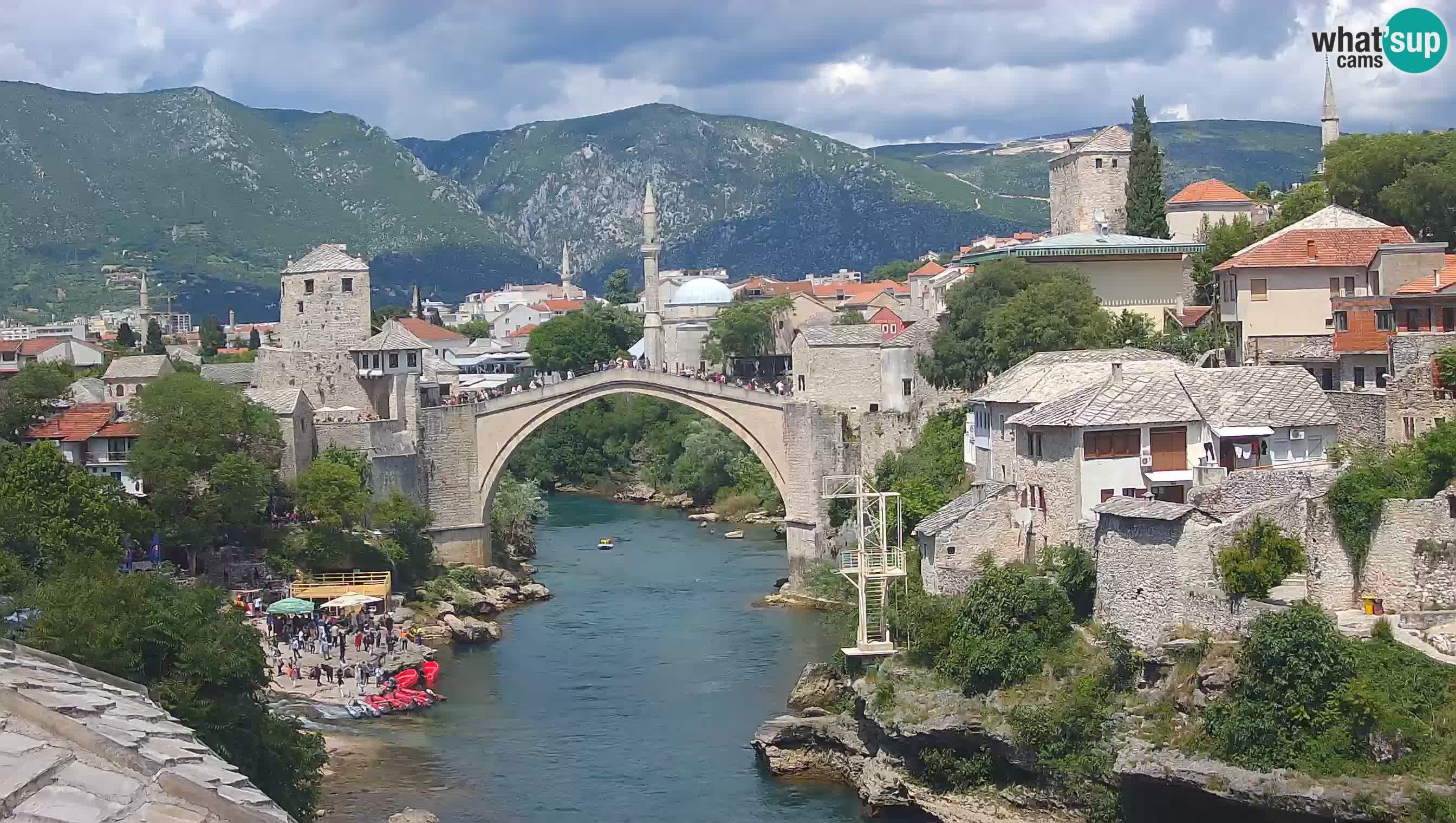 Webcam Mostar – Il Ponte Vecchio sul fiume Neretva