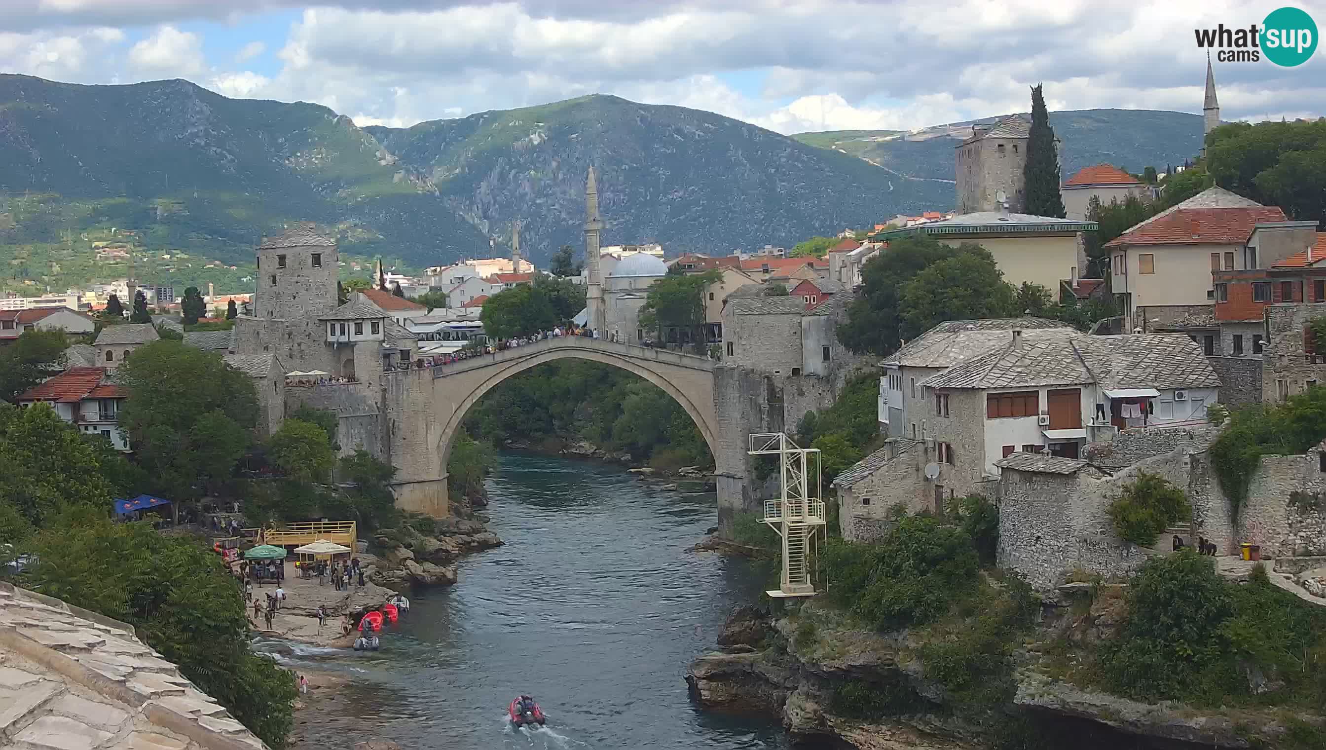 Mostar web kamera – Stari Most i rijeka Neretva – Goa Mostar