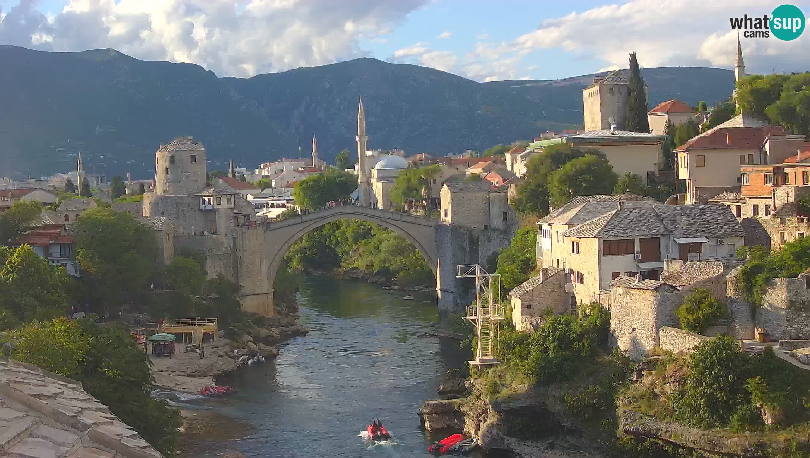 Mostar webcam – LIVE Old Bridge and Neretva river