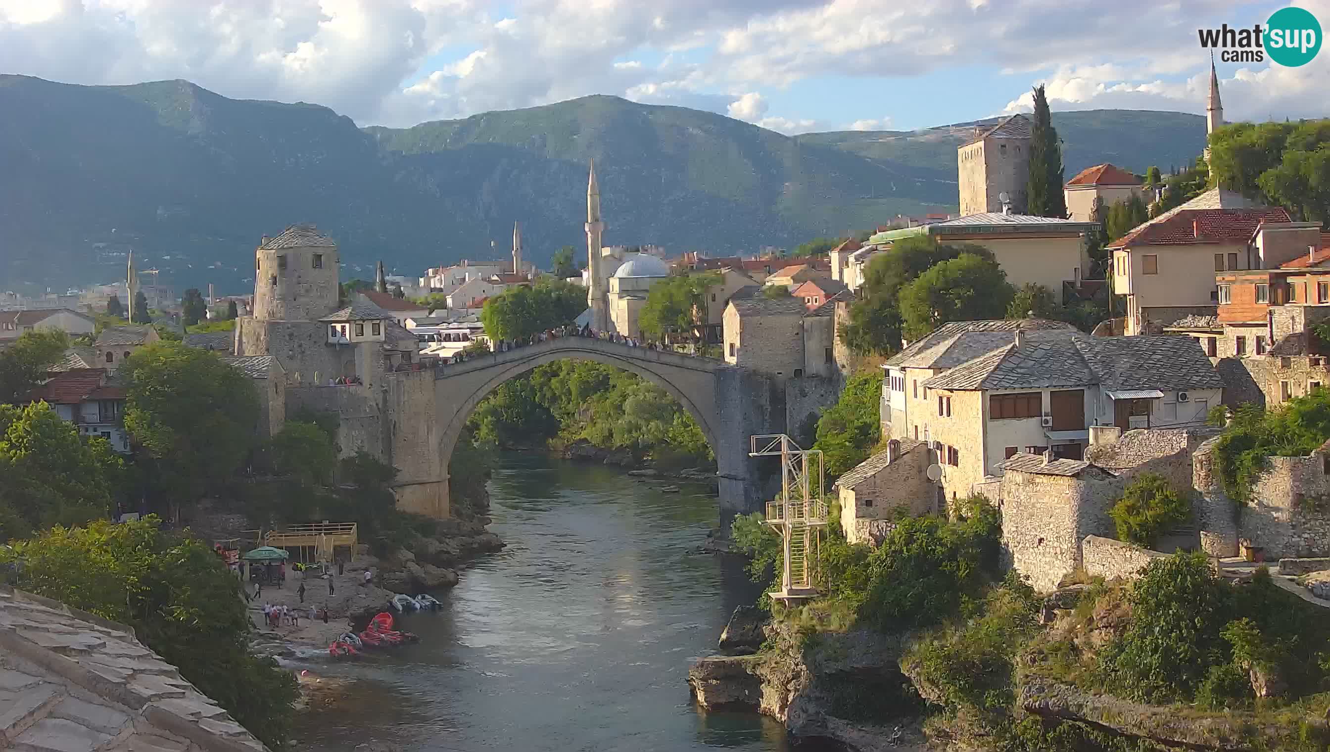 Mostar web kamera – Stari Most i rijeka Neretva – Goa Mostar