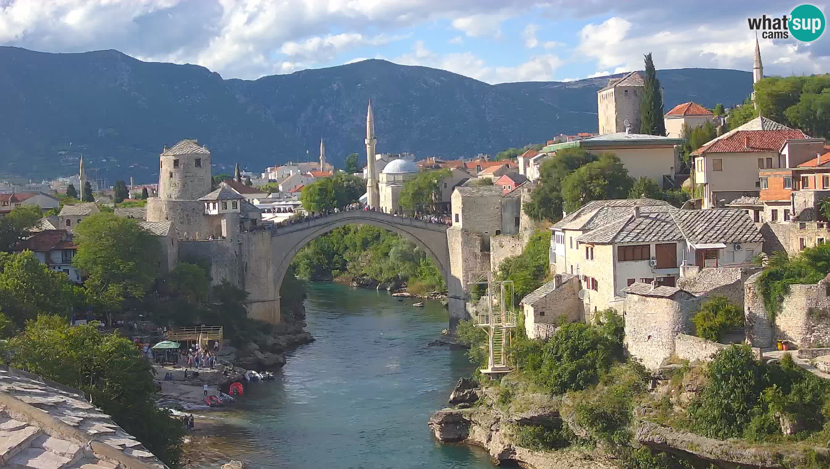 Webcam Mostar – Il Ponte Vecchio sul fiume Neretva