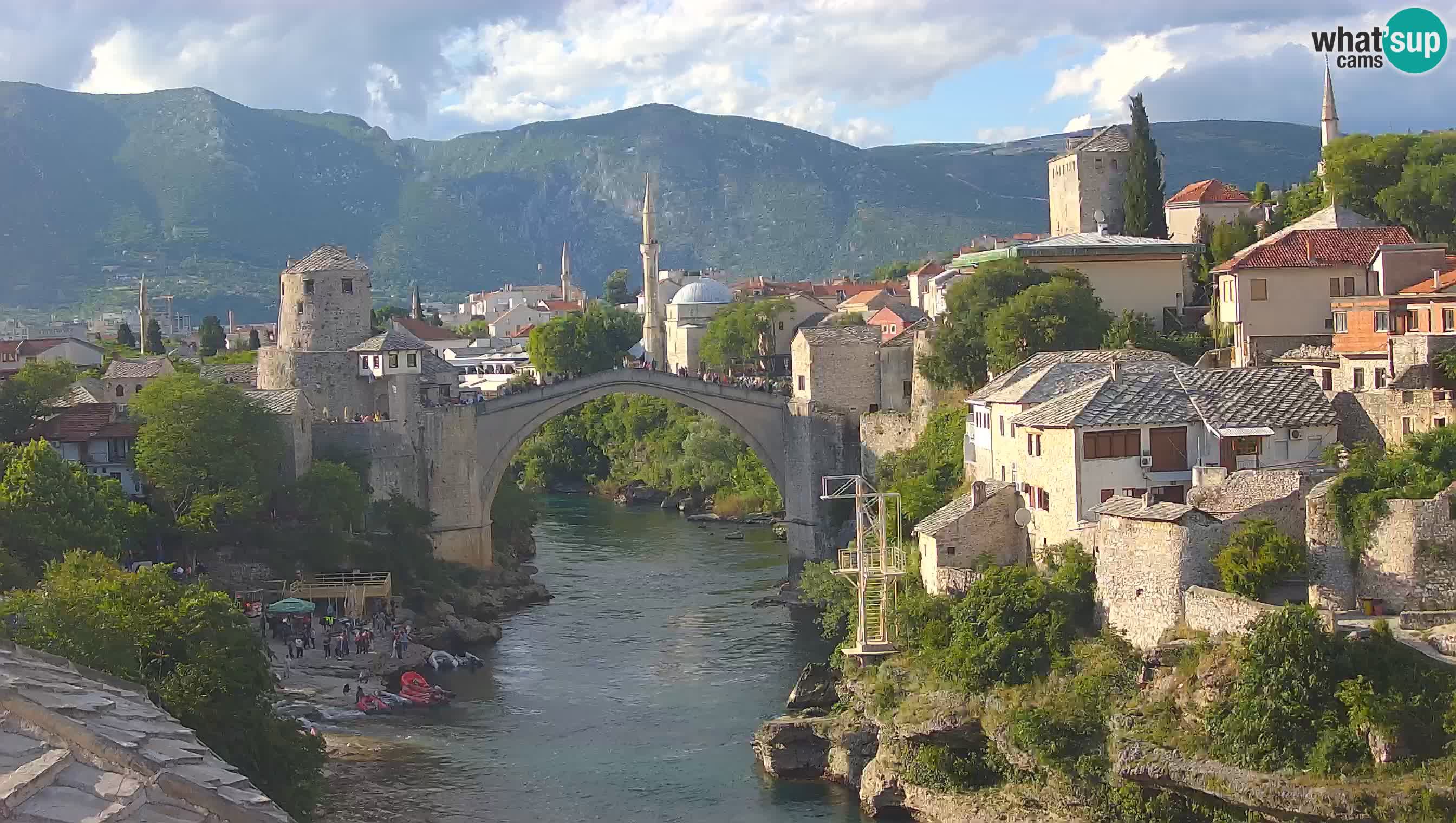 Mostar webcam – LIVE Old Bridge and Neretva river