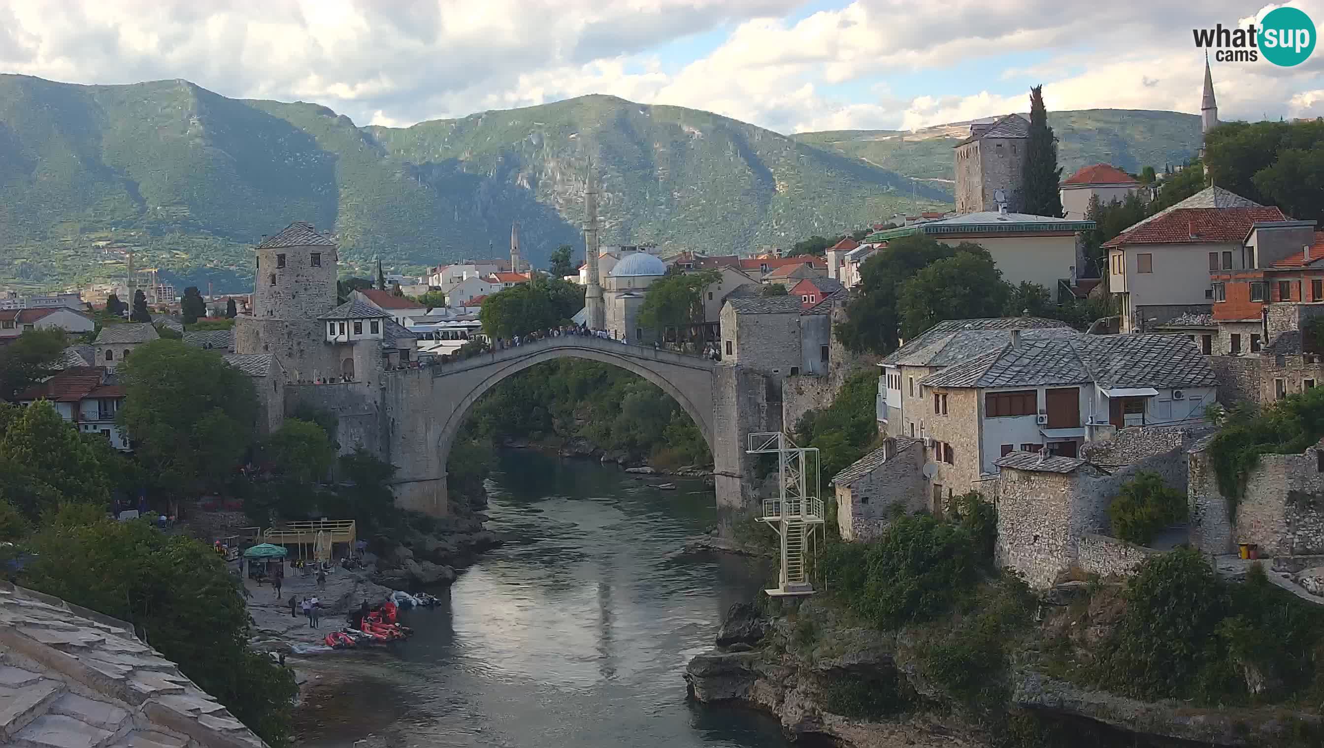 Mostar webcam – LIVE Old Bridge and Neretva river
