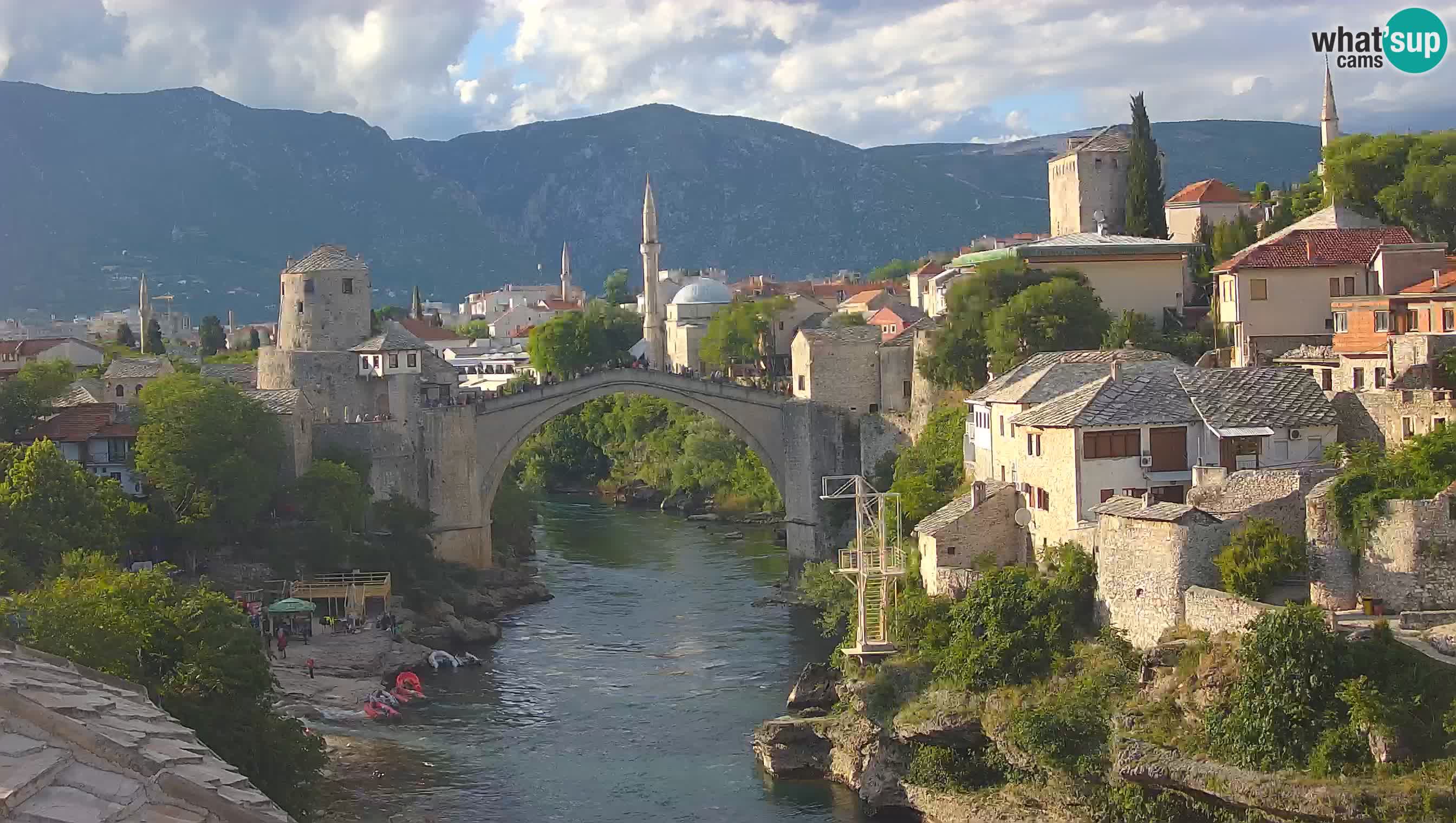 Webcam Mostar – Il Ponte Vecchio sul fiume Neretva