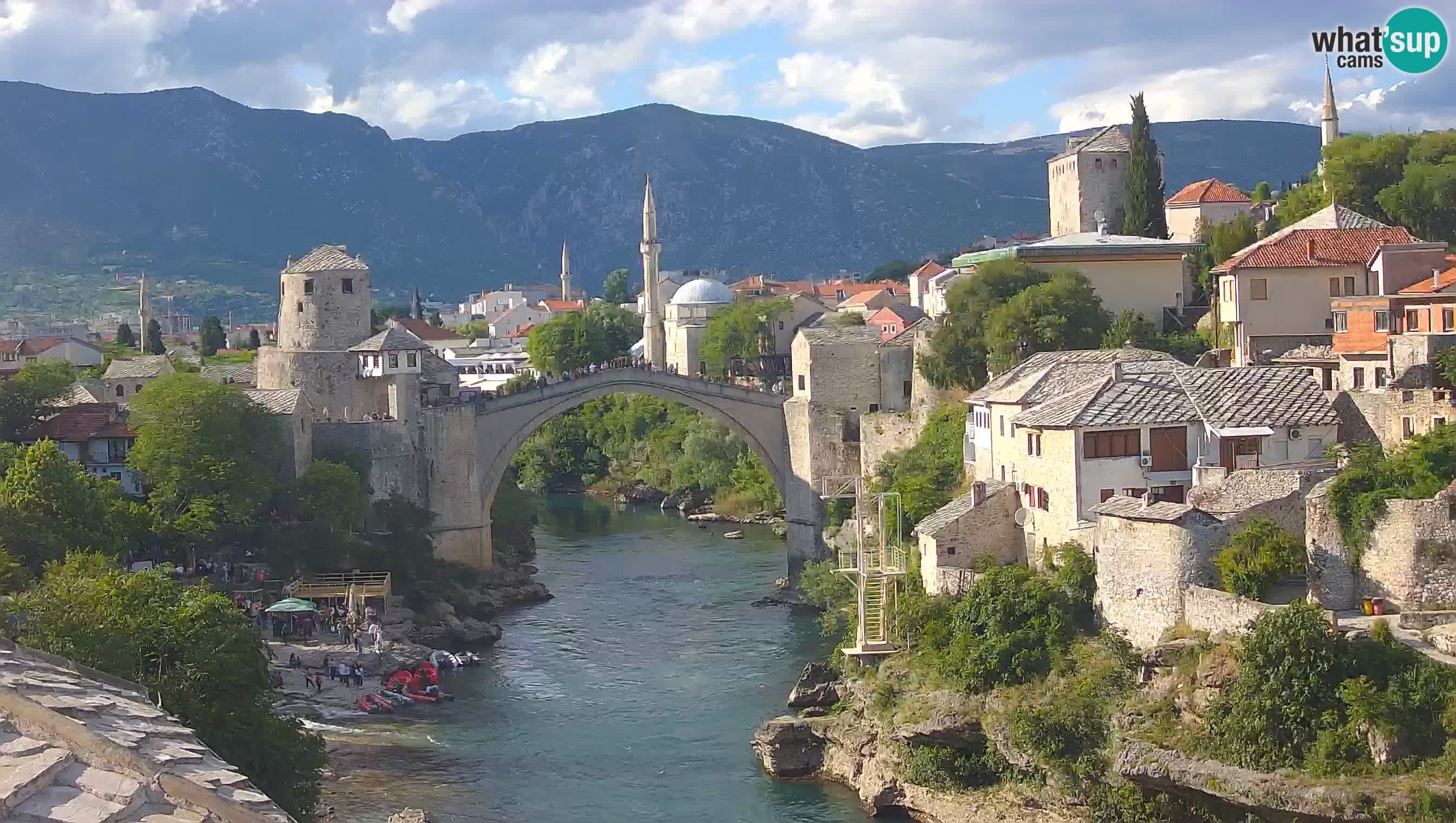 Mostar webcam – LIVE Old Bridge and Neretva river