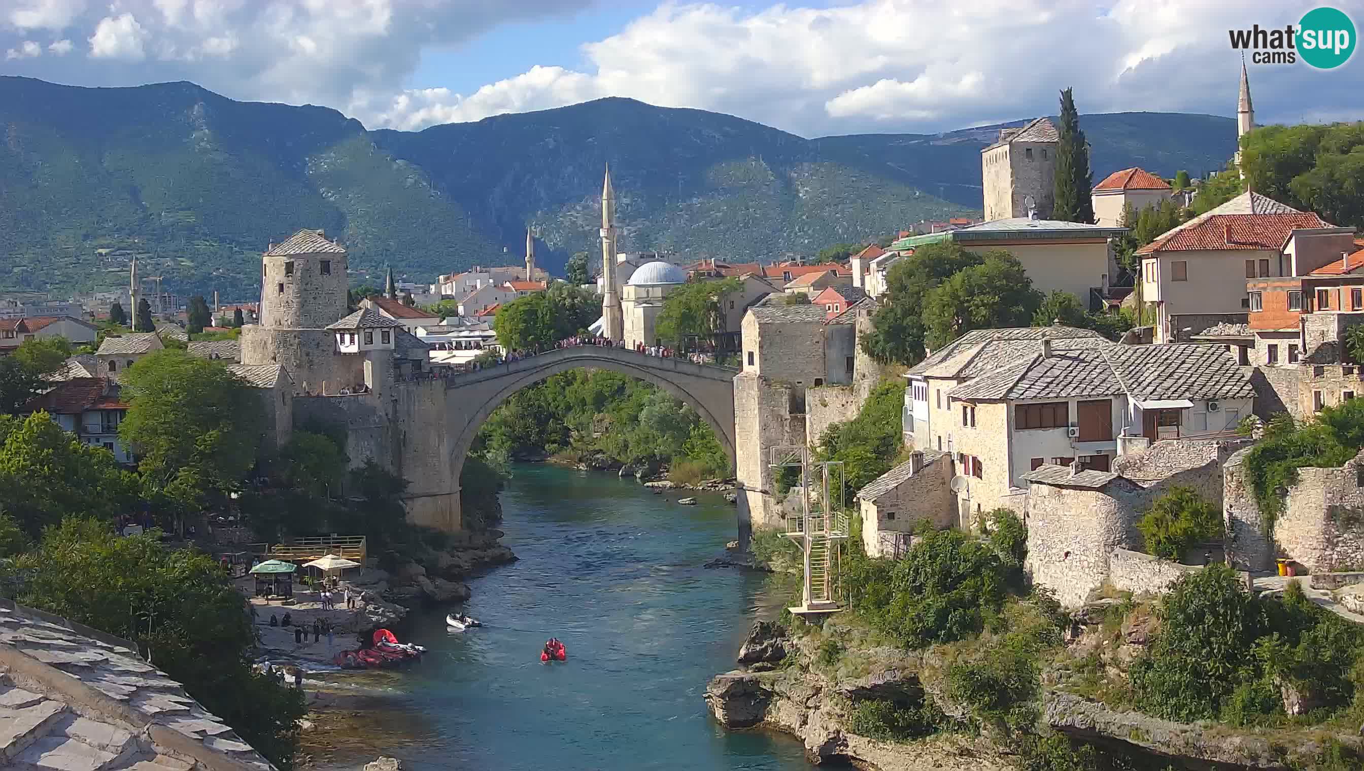 Webcam Mostar – Il Ponte Vecchio sul fiume Neretva