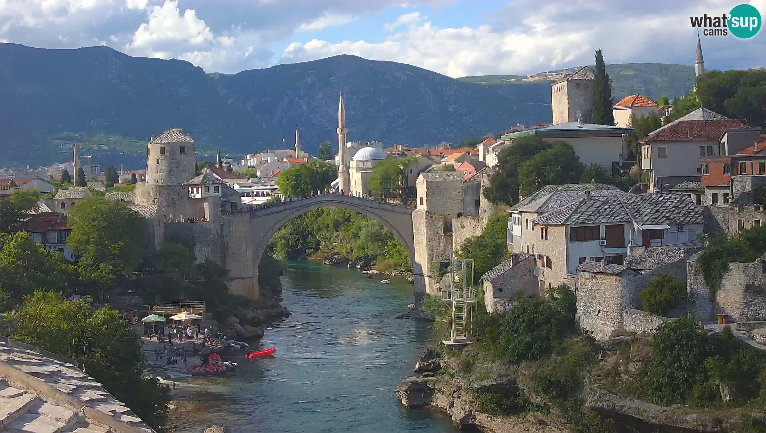 Spletna kamera Mostar – Stari Most in reka Neretva