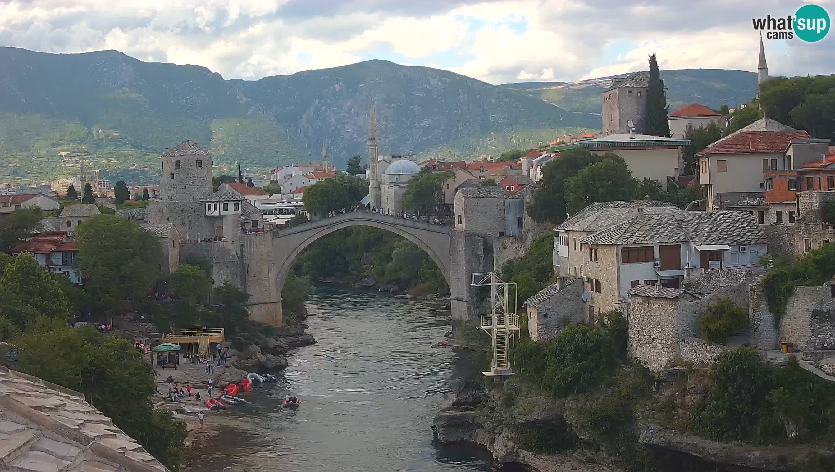 Mostar webcam – LIVE Old Bridge and Neretva river