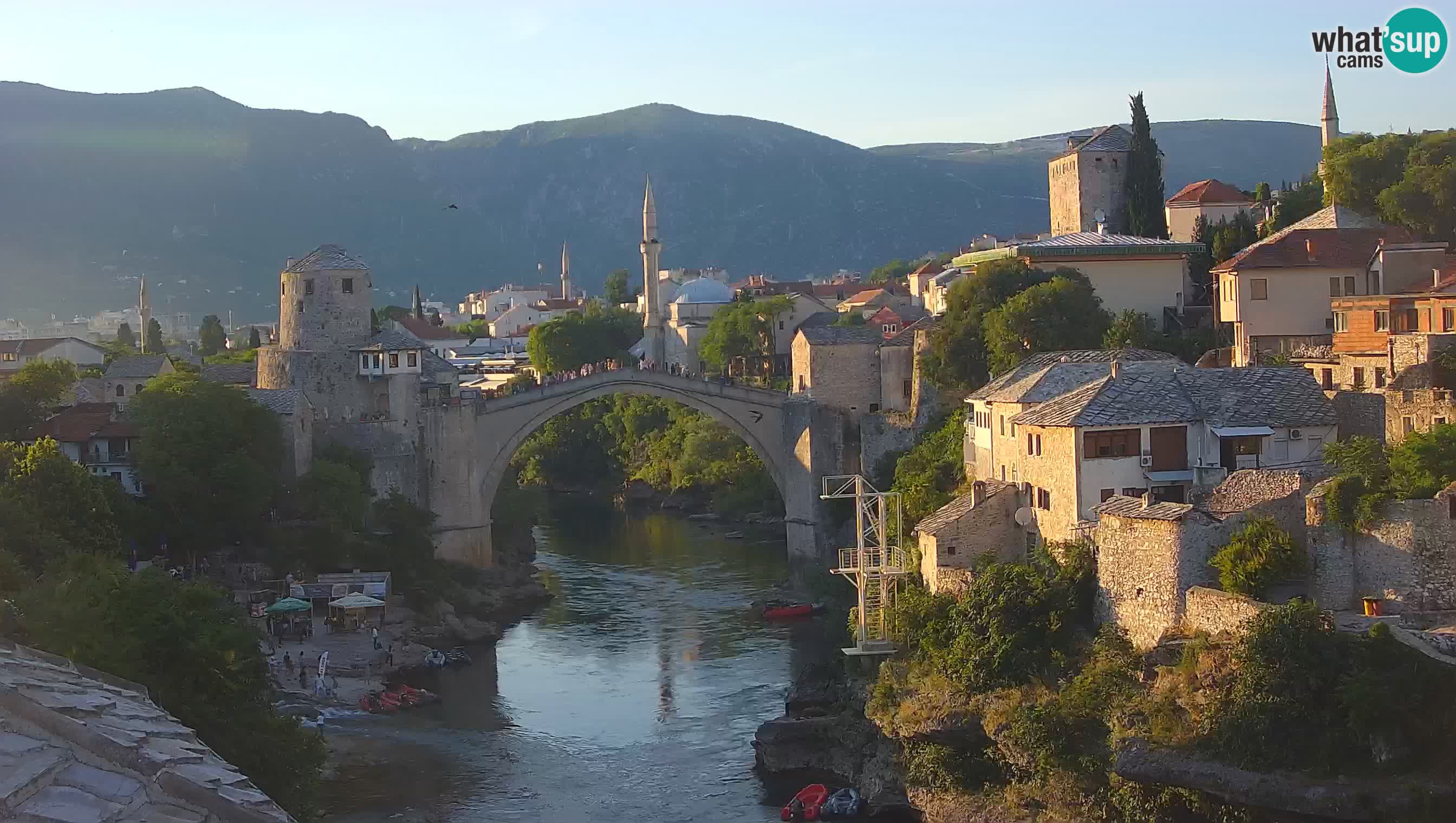 Mostar webcam – LIVE Old Bridge and Neretva river