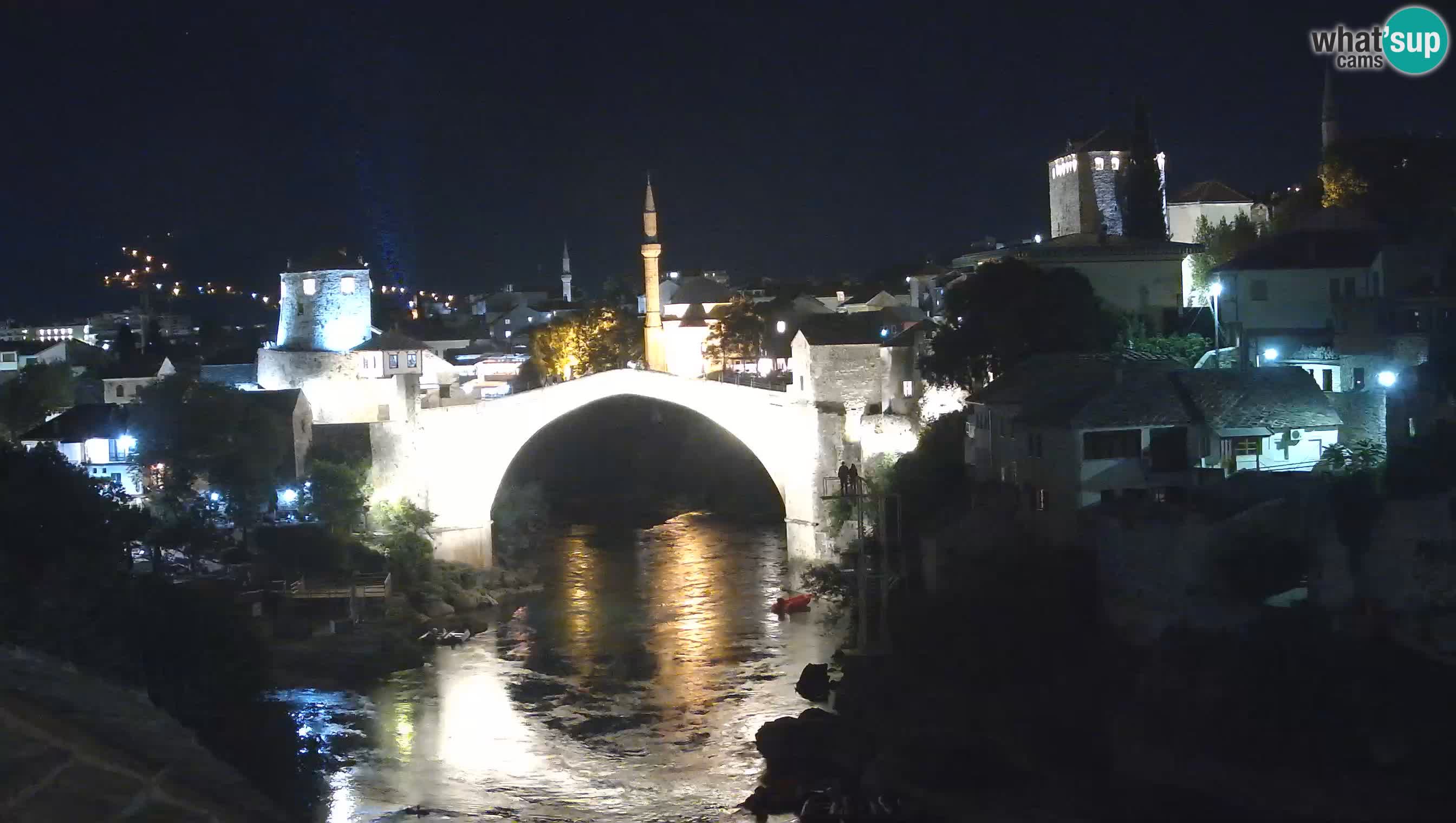 Webcam de Mostar – Le Vieux Pont sur la rivière Neretva