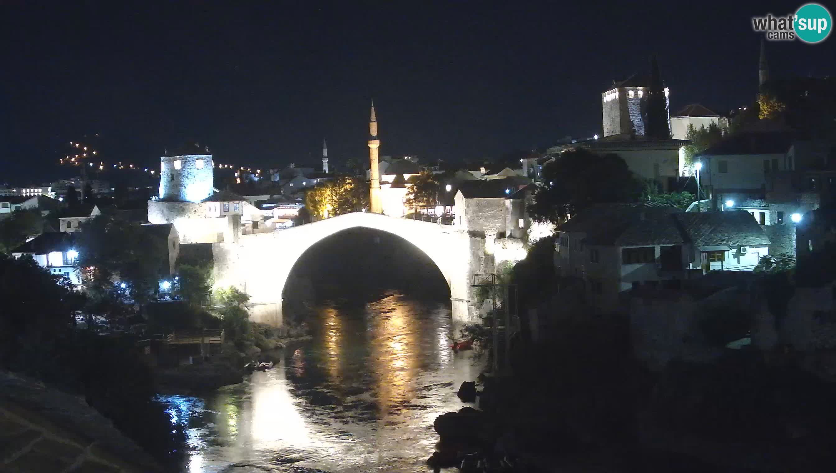 Cámara web de Mostar – El Viejo Puente sobre el río Neretva