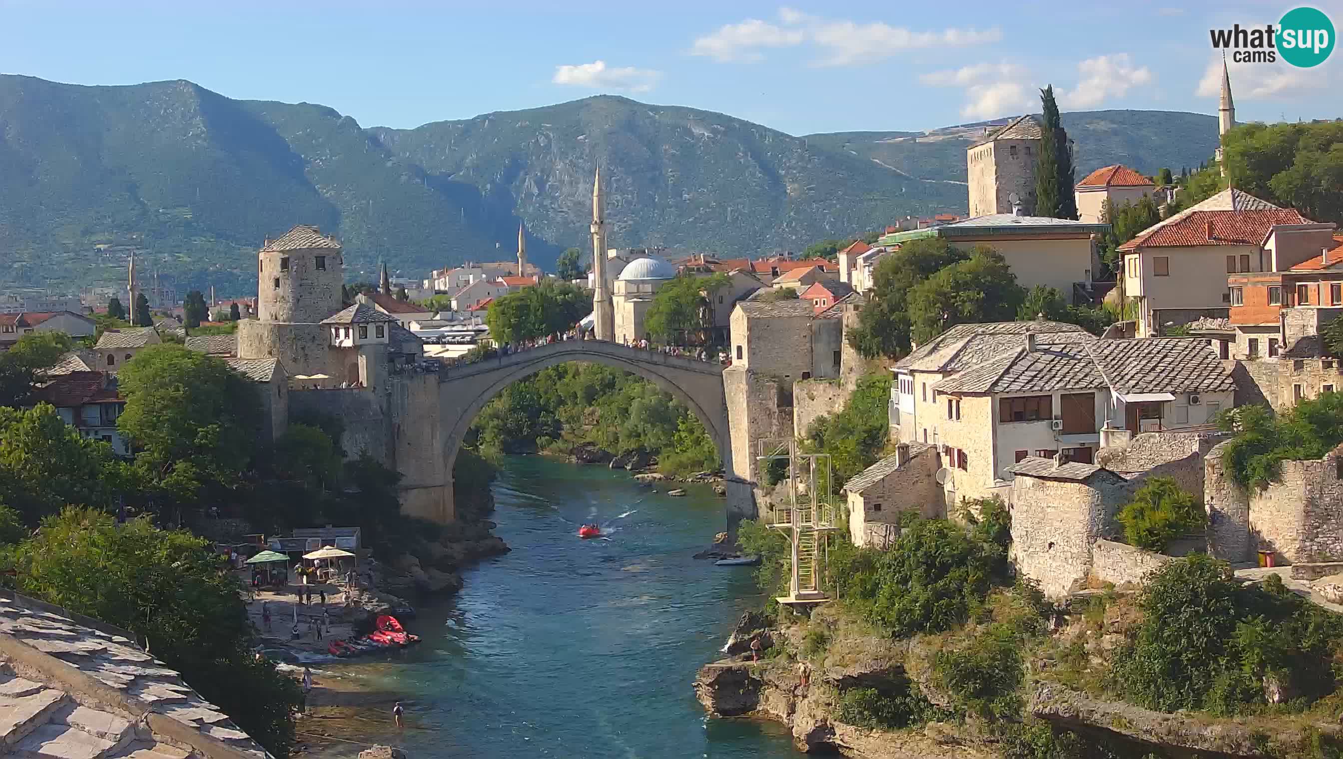 Webcam Mostar – Il Ponte Vecchio sul fiume Neretva