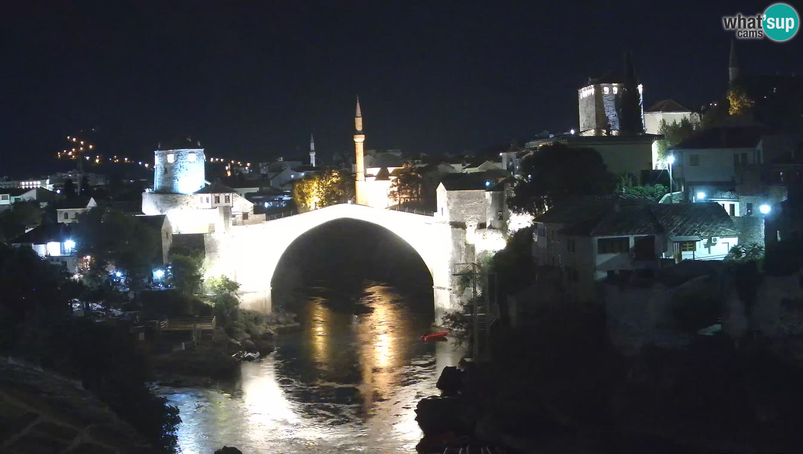Cámara web de Mostar – El Viejo Puente sobre el río Neretva