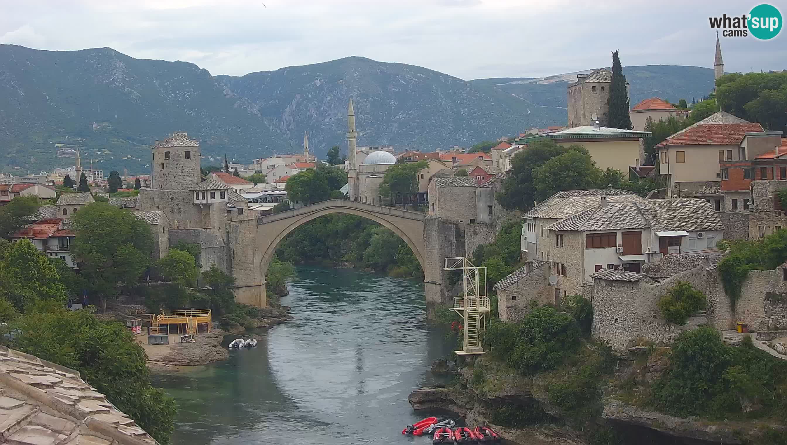 Spletna kamera Mostar – Stari Most in reka Neretva