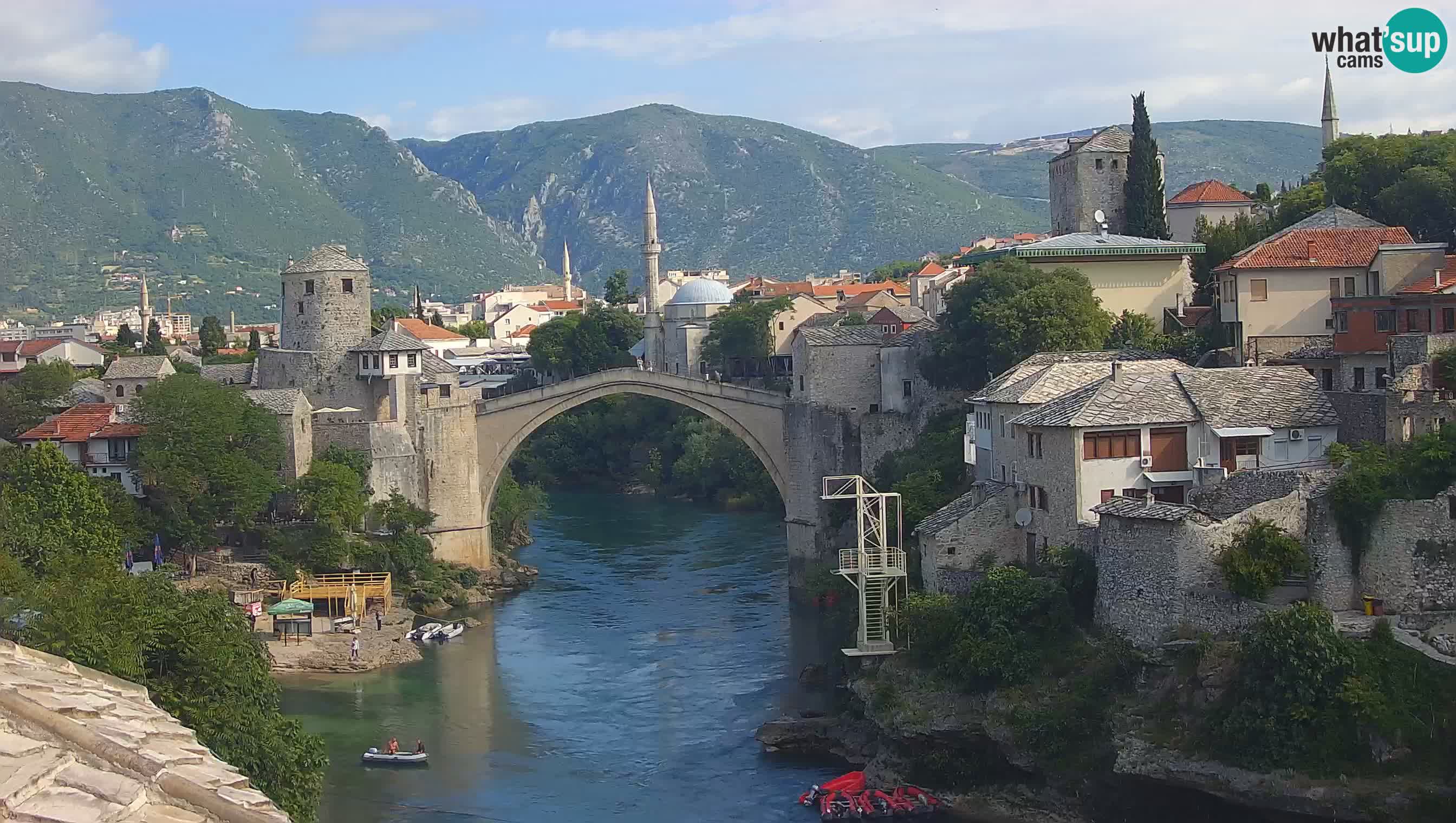 Mostar webcam – LIVE Old Bridge and Neretva river