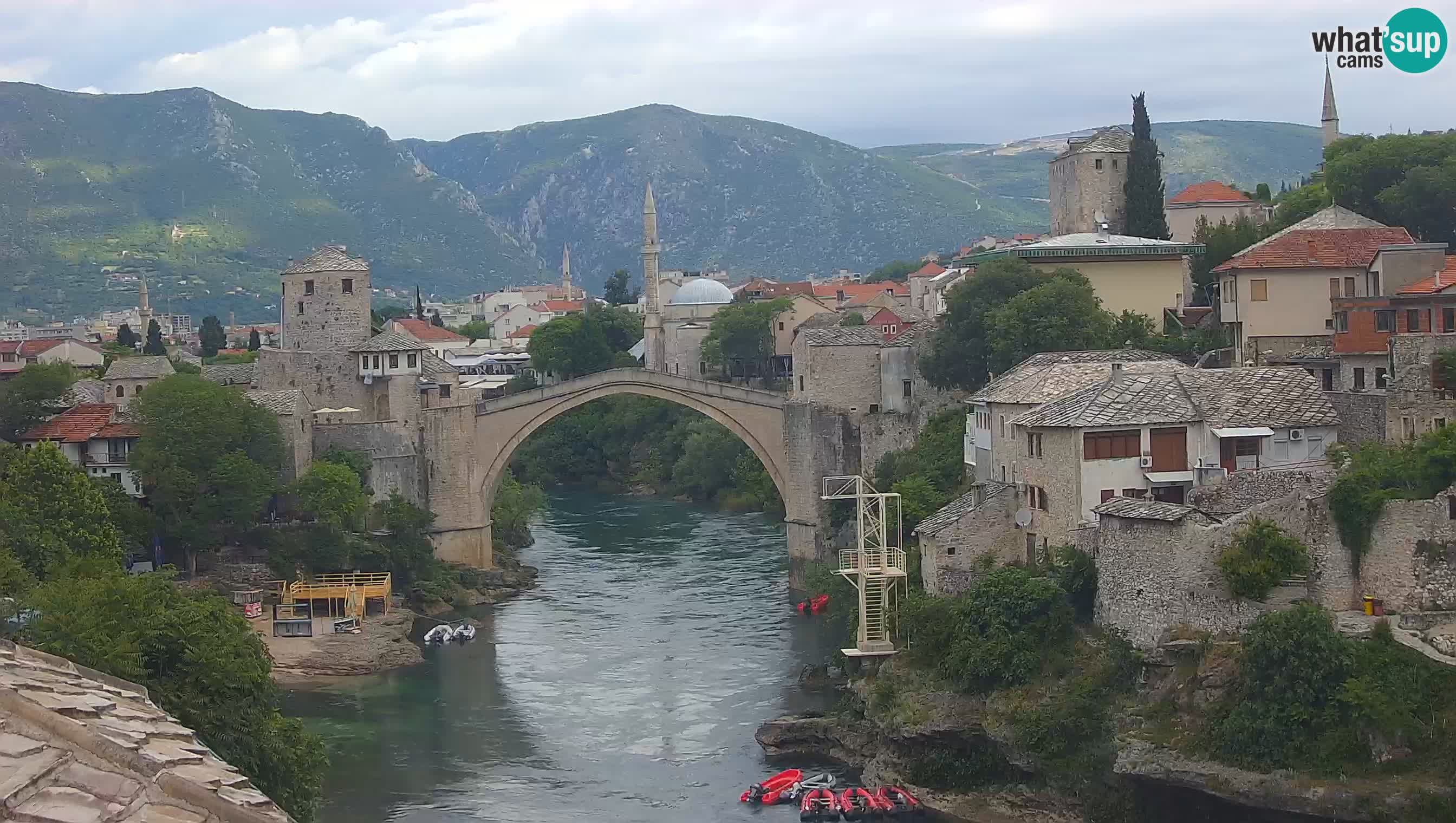 Spletna kamera Mostar – Stari Most in reka Neretva